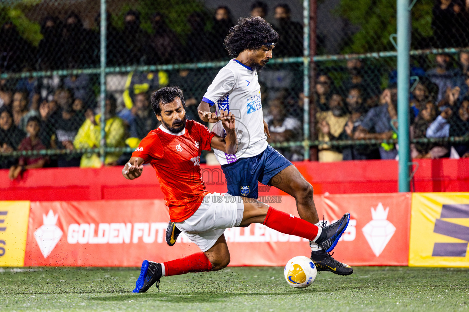 K Guraidhoo vs K Kaashidhoo in Day 10 of Golden Futsal Challenge 2025 was held on Tuesday, 14th January 2025, in Hulhumale', Maldives Photos: Nausham Waheed / images.mv