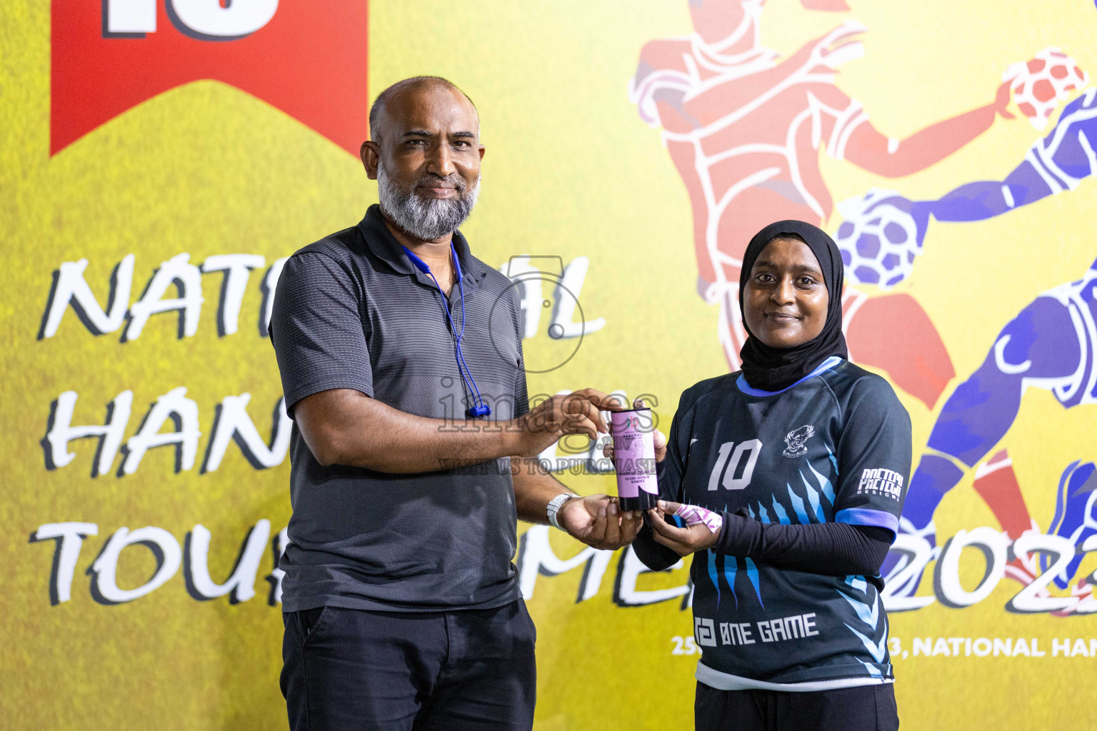 Day 20 of 10th National Handball Tournament 2023, held in Handball ground, Male', Maldives on Wednesday, 20th December 2023 Photos: Nausham Waheed/ Images.mv