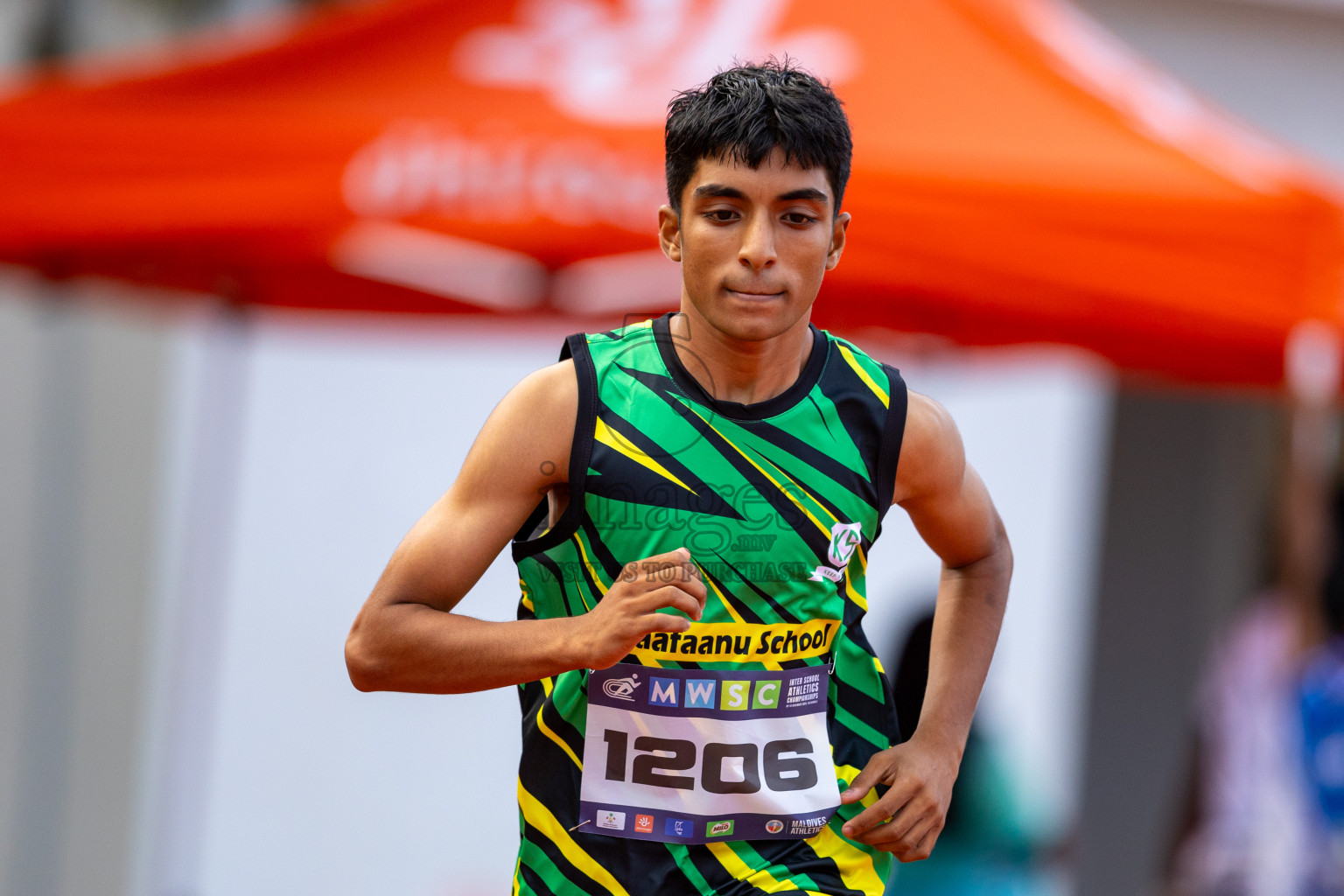 Day 2 of MWSC Interschool Athletics Championships 2024 held in Hulhumale Running Track, Hulhumale, Maldives on Sunday, 10th November 2024. Photos by: Ismail Thoriq / Images.mv