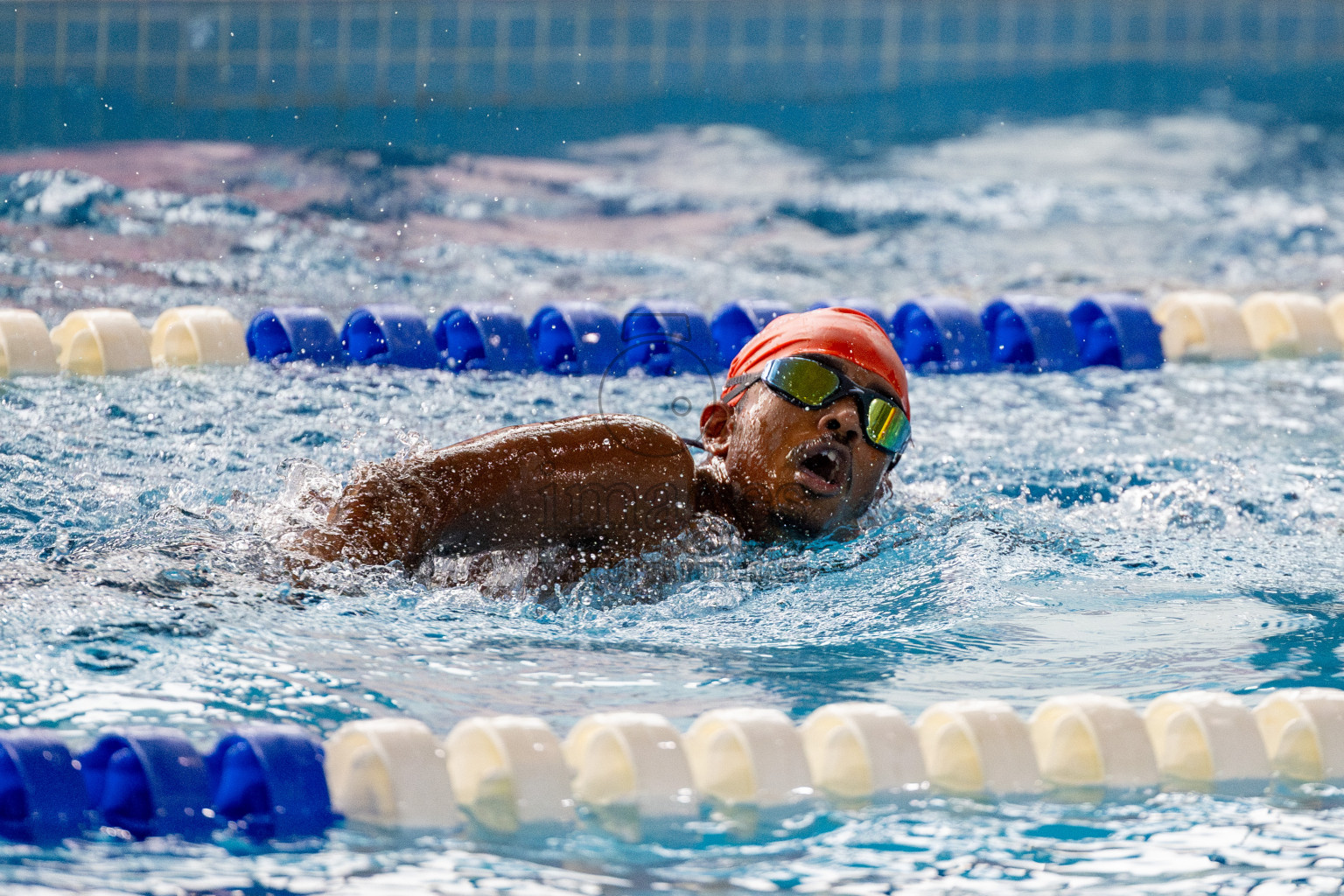 Day 4 of National Swimming Competition 2024 held in Hulhumale', Maldives on Monday, 16th December 2024. 
Photos: Hassan Simah / images.mv