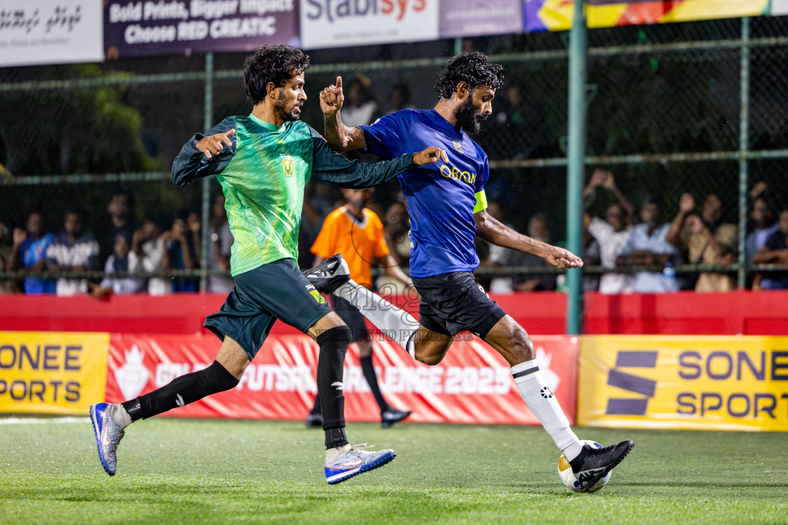 HDH. Vaikaradhoo vs HDH. Naivaadhoo in Day 1 of Golden Futsal Challenge 2025 on Sunday, 5th January 2025, in Hulhumale', Maldives Photos: Nausham Waheed / images.mv