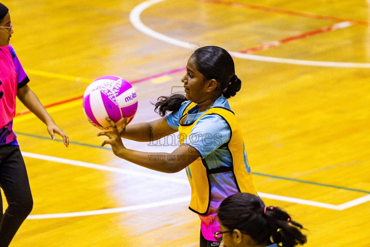 Netgen A vs N Sports Academy B in Day 2 of 3rd Junior Championship - Netball association of Maldives, held at Social Center on Monday 20th January 2025 . Photos by Nausham Waheed