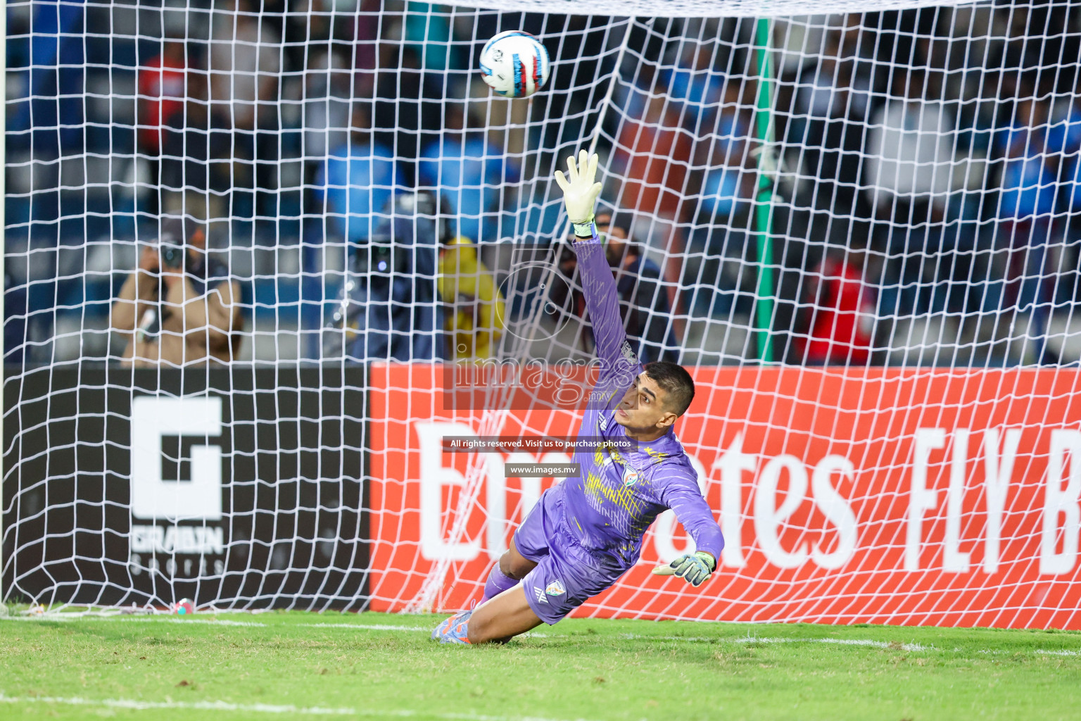 Kuwait vs India in the Final of SAFF Championship 2023 held in Sree Kanteerava Stadium, Bengaluru, India, on Tuesday, 4th July 2023. Photos: Nausham Waheed / images.mv