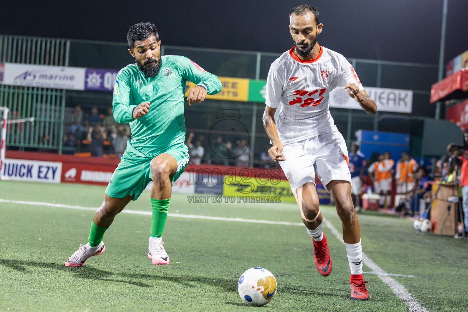 GA Dhaandhoo vs GA Kanduhulhudhoo in Day 8 of Golden Futsal Challenge 2025 was held on Sunday, 12th January 2025, in Hulhumale', Maldives
Photos: Ismail Thoriq / images.mv