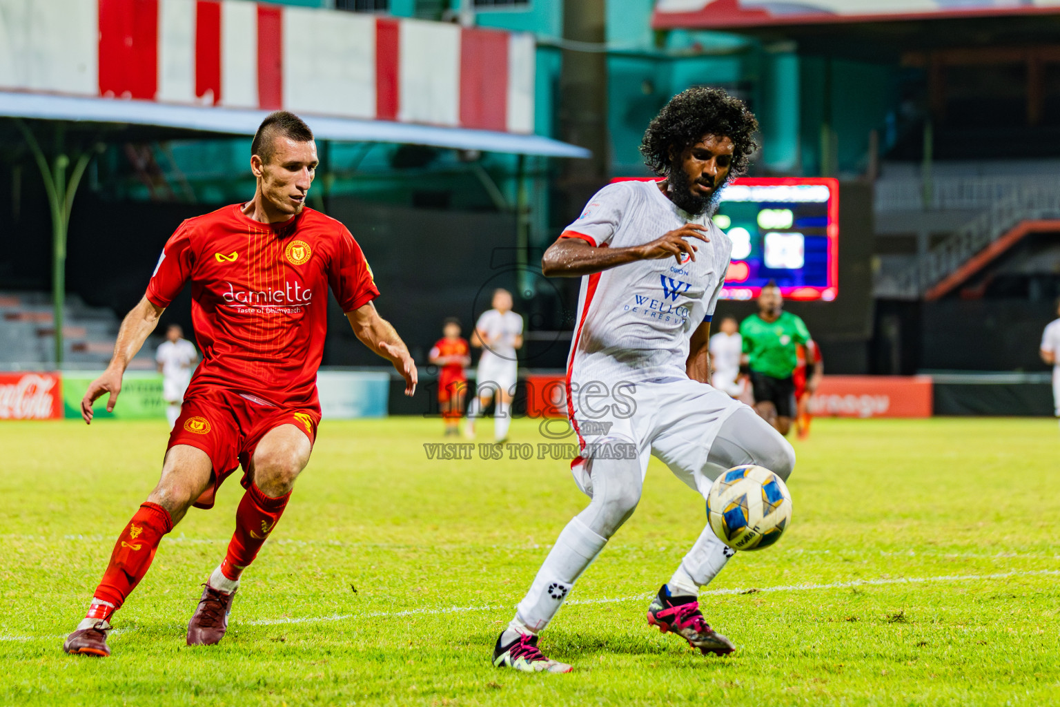ODI Sport Club vs Victory Sports Club in Dhivehi Premier League 2025/26 held in National Football Stadium, Male', Maldives on Thursday, 2nd October 2025. Photos: Areef Adam / Images.mv