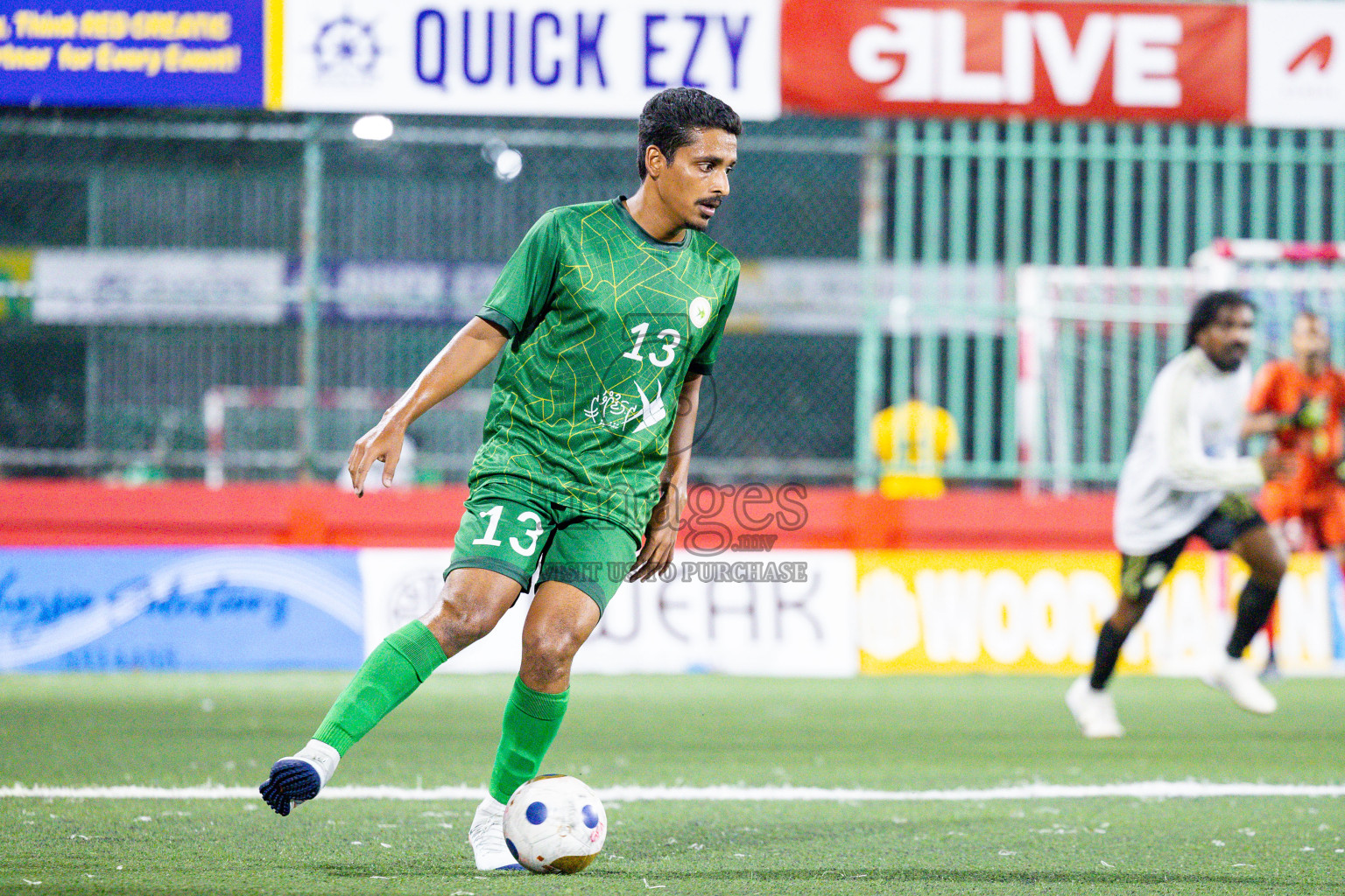 R Rasgetheemu vs R Maduvvari in Day 14 of Golden Futsal Challenge 2025 was held on Saturday, 18th January 2025, in Hulhumale', Maldives. Photos: Ismail Thoriq / images.mv
