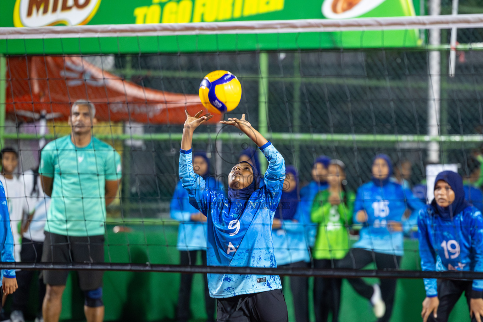 Day 4 of Interschool Volleyball Tournament 2024 was held in Ekuveni Volleyball Court at Male', Maldives on Sunday, 26th November 2024. Photos: Mohamed Mahfooz Moosa / images.mv