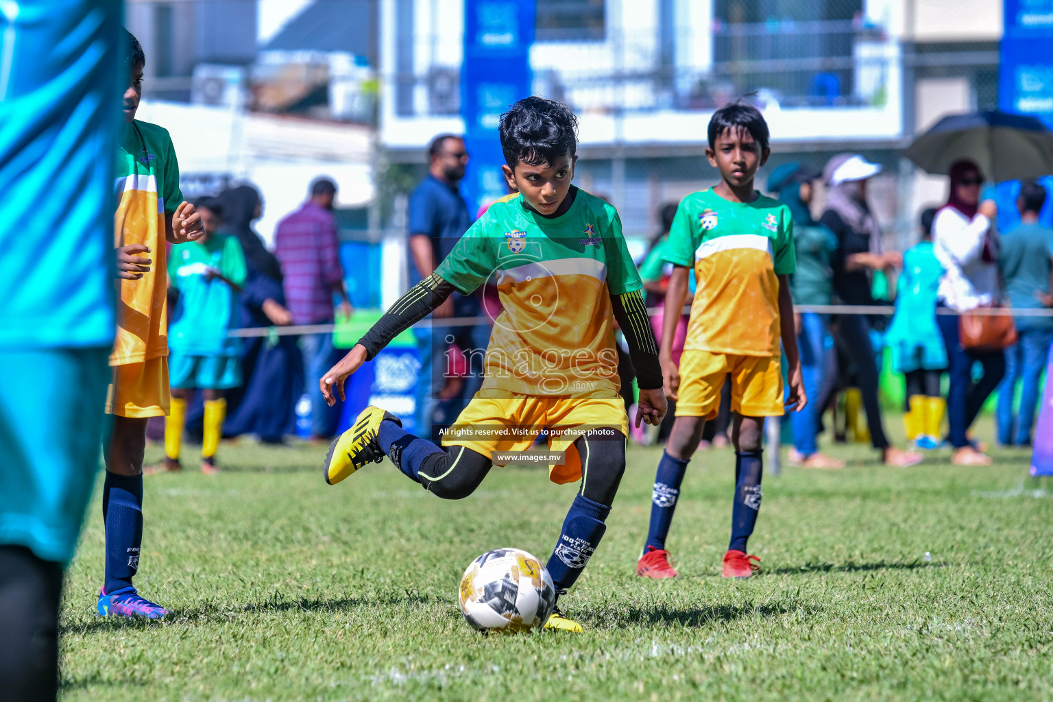 Day 2 of Milo Kids Football Fiesta 2022 was held in Male', Maldives on 20th October 2022. Photos: Nausham Waheed/ images.mv