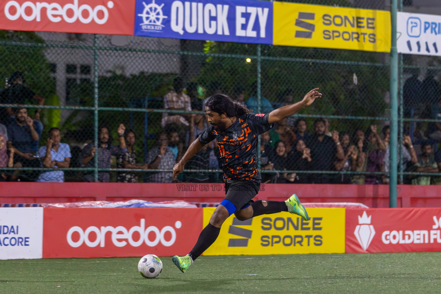 ADh Hangnaameedhoo vs ADh Mandhoo in Day 3 of Golden Futsal Challenge 2024 was held on Thursday, 18th January 2024, in Hulhumale', Maldives Photos: Mohamed Mahfooz Moosa / images.mv