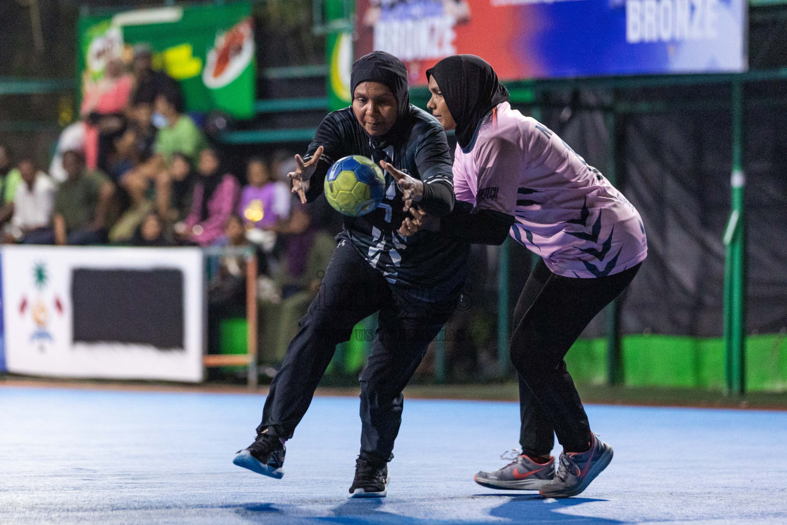 Day 16 of 10th National Handball Tournament 2023, held in Handball ground, Male', Maldives on Wednesday, 13th December 2023 Photos: Nausham Waheed/ Images.mv