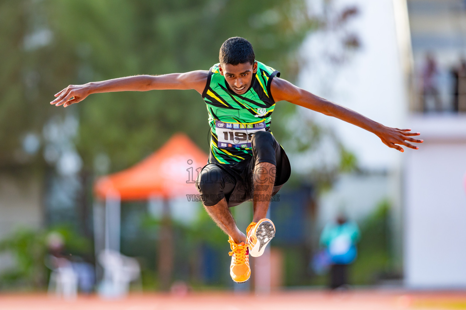 Day 5 of MWSC Interschool Athletics Championships 2024 held in Hulhumale Running Track, Hulhumale, Maldives on Wednesday, 13th November 2024. Photos by: Nausham Waheed / Images.mv