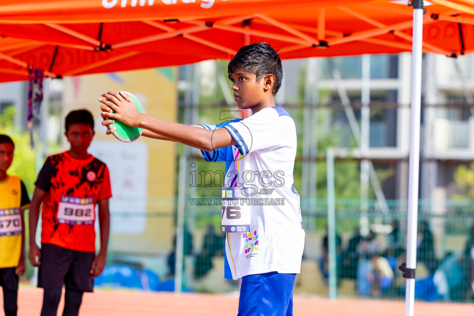 Day 4 of MWSC Interschool Athletics Championships 2024 held in Hulhumale Running Track, Hulhumale, Maldives on Tuesday, 12th November 2024. Photos by: Nausham Waheed / Images.mv