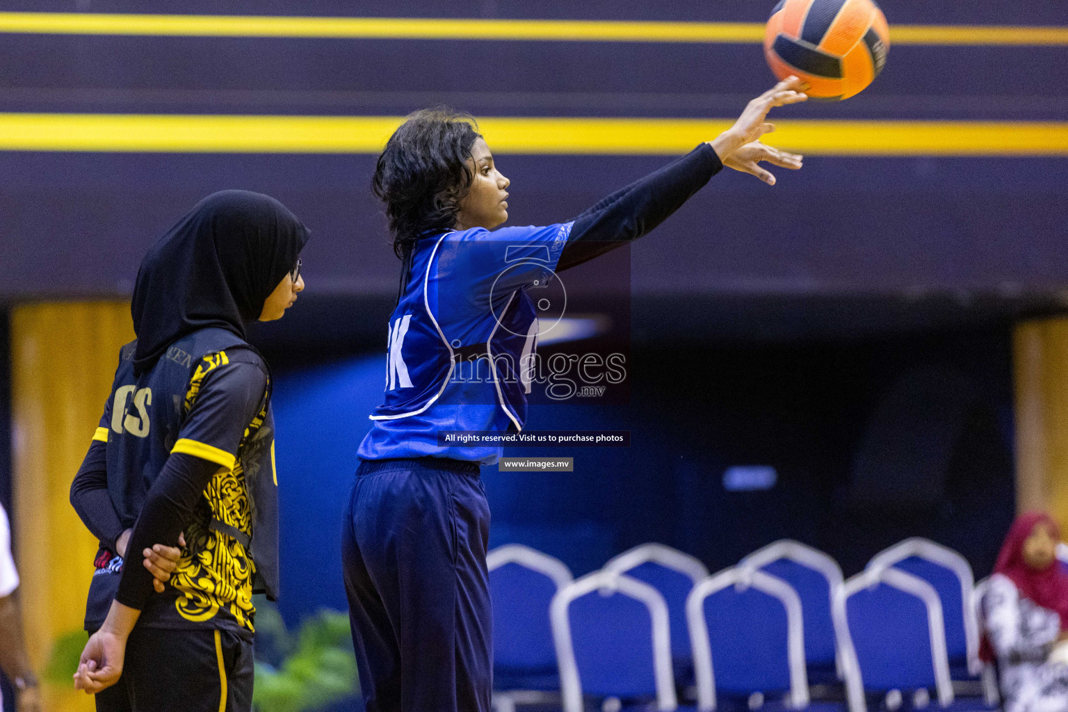 Day4 of 24th Interschool Netball Tournament 2023 was held in Social Center, Male', Maldives on 30th October 2023. Photos: Nausham Waheed / images.mv