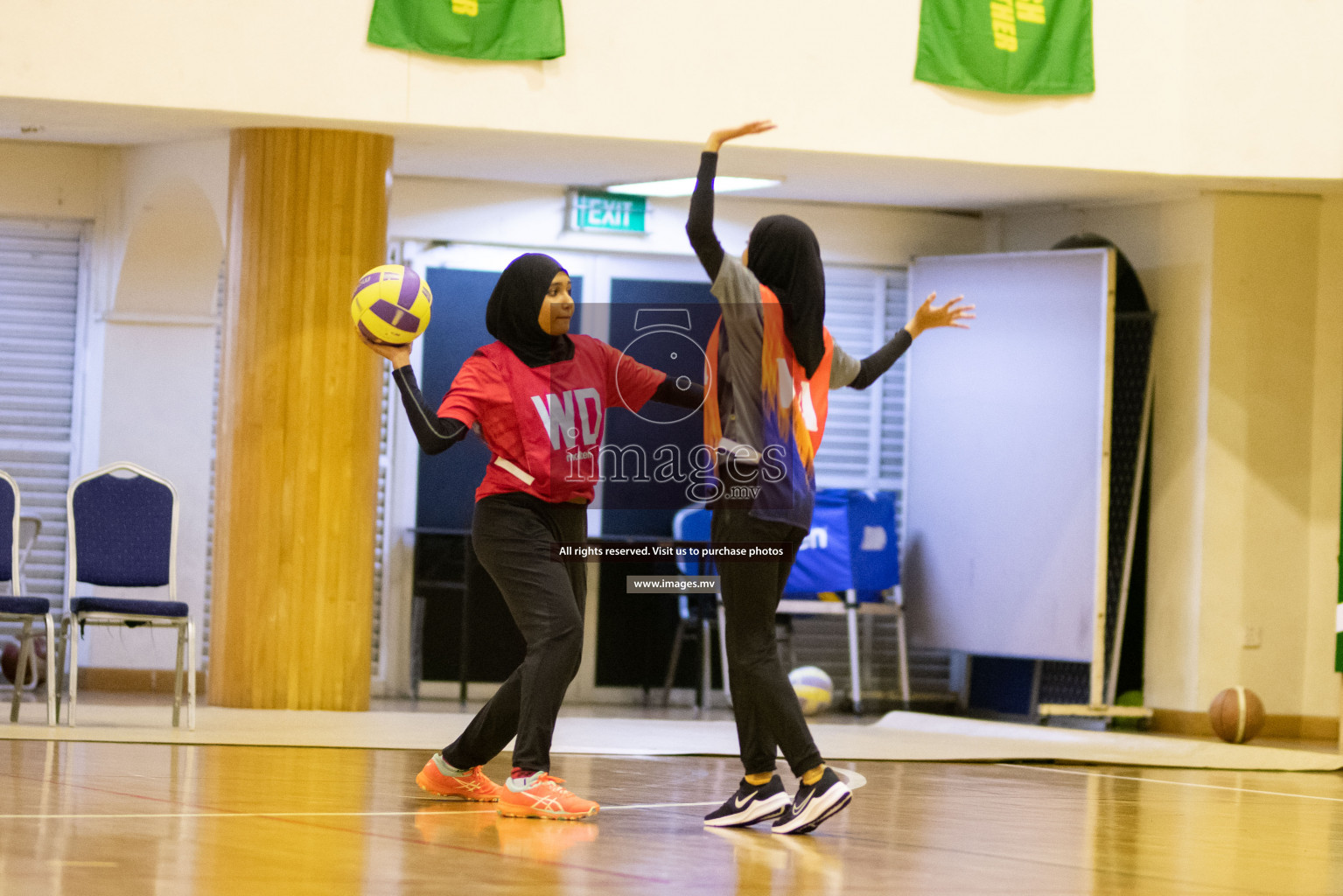 Milo National Netball Tournament 1st December 2021 at Social Center Indoor Court, Male, Maldives. Photos: Maanish/ Images Mv