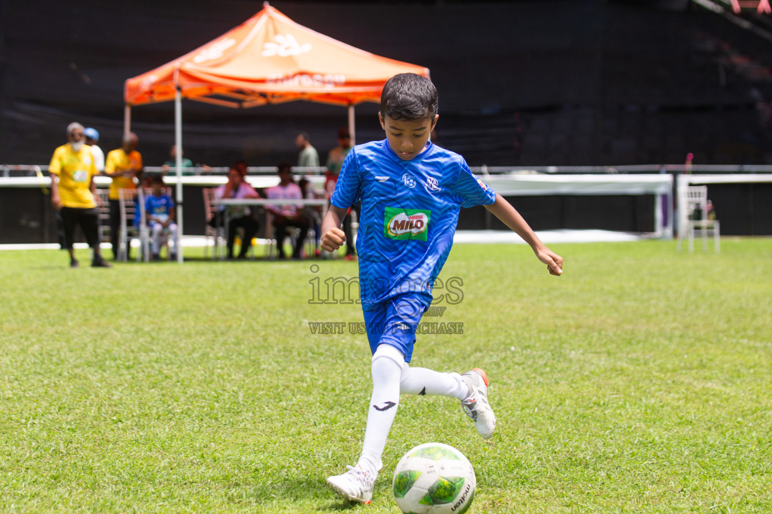 Day 2 of MILO Kids Football Fiesta was held at National Stadium in Male', Maldives on Saturday, 24th February 2024.