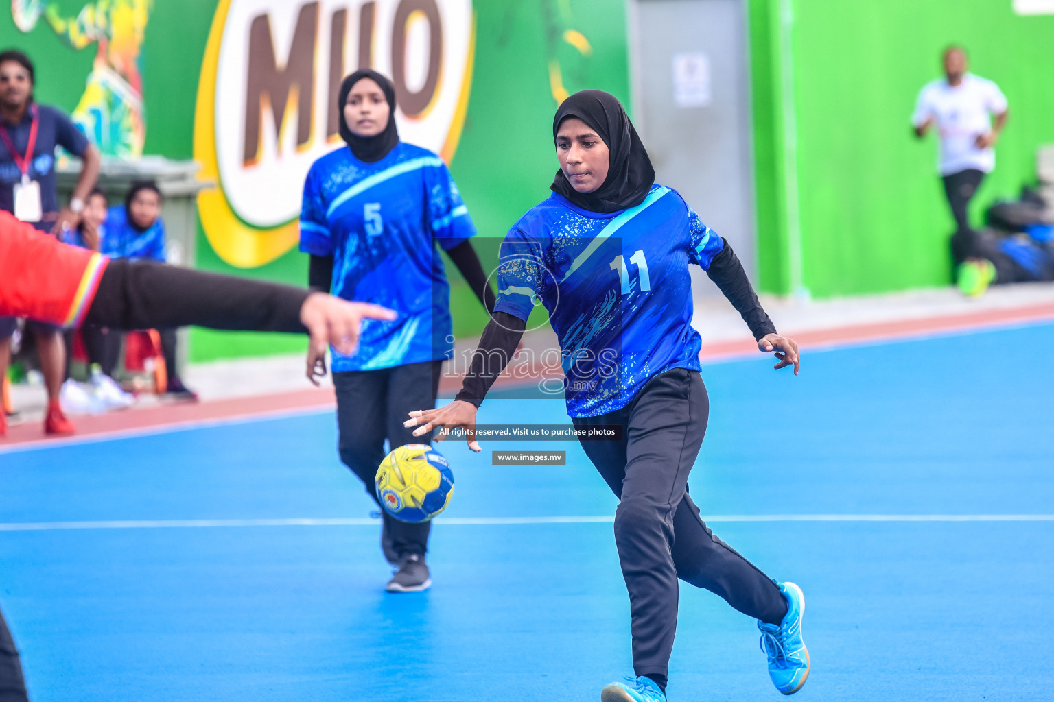 Day 7 of MILO 6th Inter Office Handball Tournament 2022 Photos by Nausham waheed