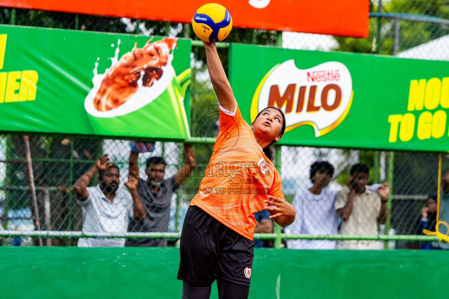 Day 2 of Interschool Volleyball Tournament 2024 was held in Ekuveni Volleyball Court at Male', Maldives on Sunday, 24th November 2024. Photos: Nausham Waheed / images.mv