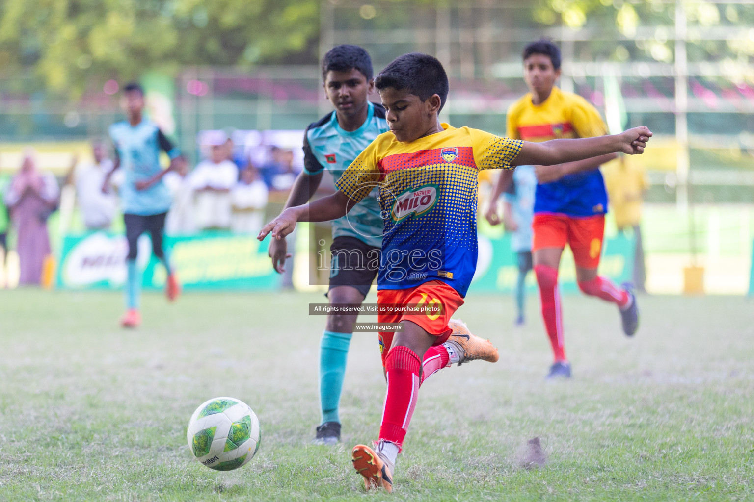 Day 2 of MILO Academy Championship 2023 (U12) was held in Henveiru Football Grounds, Male', Maldives, on Saturday, 19th August 2023. Photos: Nausham Waheedh / images.mv