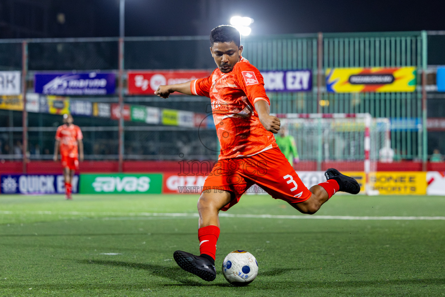 GA Nilandhoo vs GA Kanduhulhudhoo in Day 14 of Golden Futsal Challenge 2025 was held on Saturday, 18th January 2025, in Hulhumale', Maldives. Photos: Nausham Waheed / images.mv