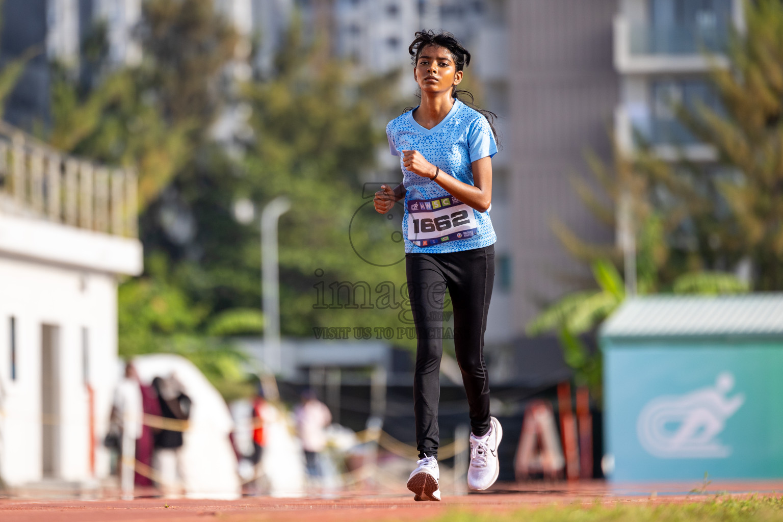 Day 6 of MWSC Interschool Athletics Championships 2024 held in Hulhumale Running Track, Hulhumale, Maldives on Thursday, 14th November 2024. Photos by: Ismail Thoriq / Images.mv