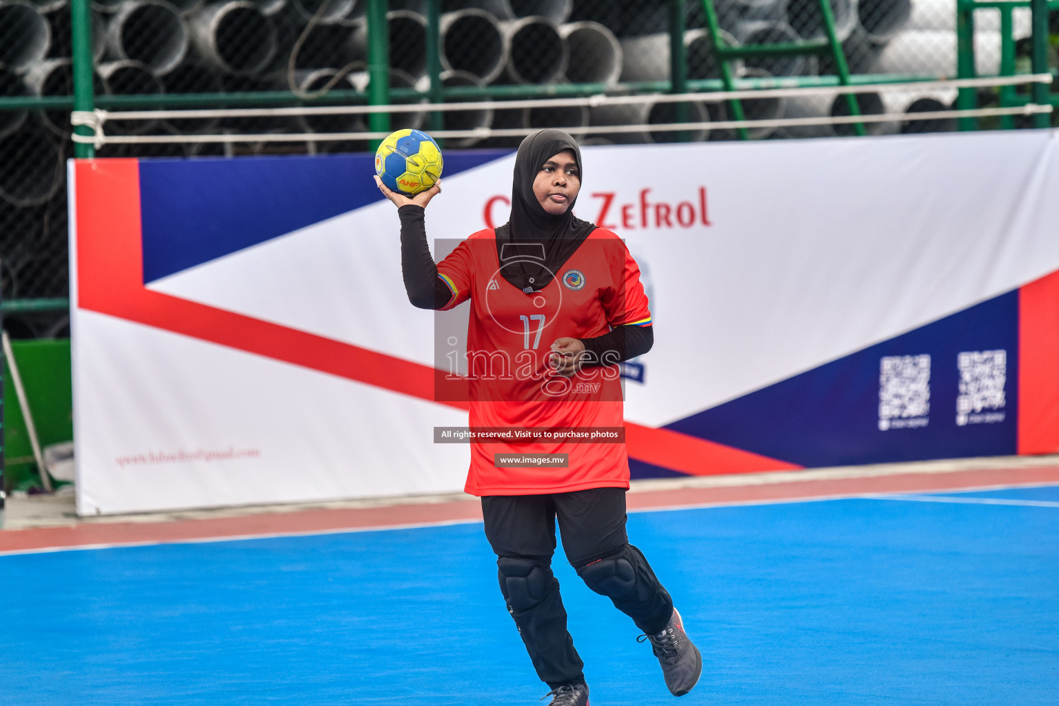 Day 7 of MILO 6th Inter Office Handball Tournament 2022 Photos by Nausham waheed