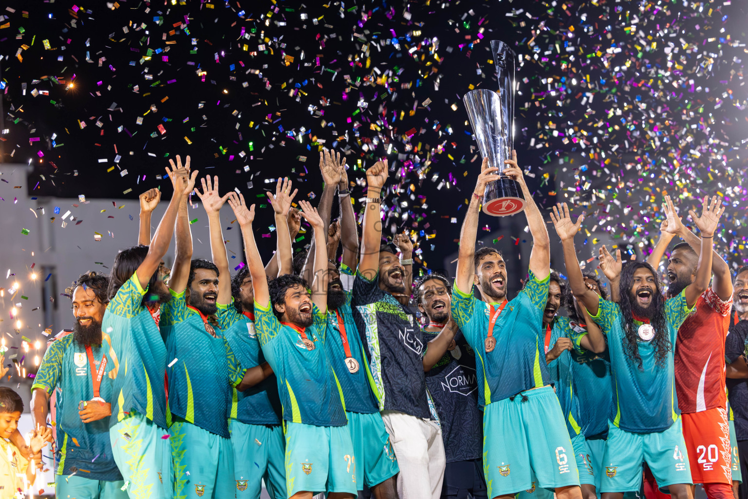 WAMCO vs RRC in the Final of Club Maldives Cup 2024 was held in Rehendi Futsal Ground, Hulhumale', Maldives on Friday, 18th October 2024. Photos: Ismail Thoriq / images.mv