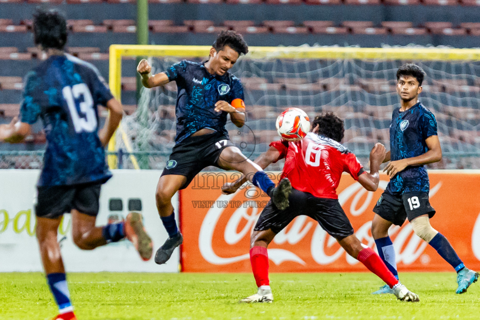 Super United Sports vs TC Sports Club in the Final of Under 19 Youth Championship 2024 was held at National Stadium in Male', Maldives on Monday, 1st July 2024. Photos: Nausham Waheed / images.mv