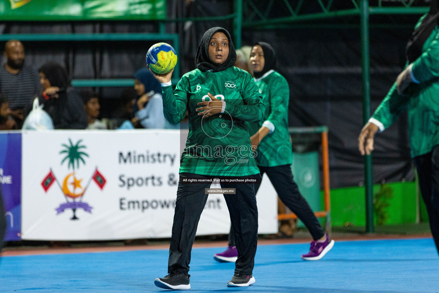 Day 1 of 7th Inter-Office/Company Handball Tournament 2023, held in Handball ground, Male', Maldives on Friday, 16th September 2023 Photos: Nausham Waheed/ Images.mv