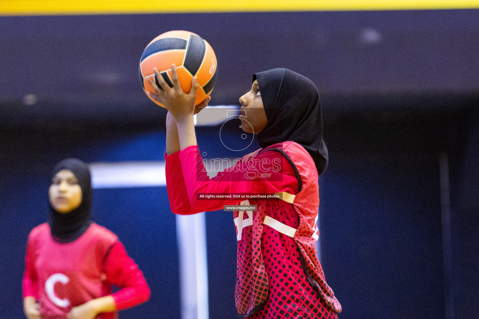 Day2 of 24th Interschool Netball Tournament 2023 was held in Social Center, Male', Maldives on 28th October 2023. Photos: Nausham Waheed / images.mv