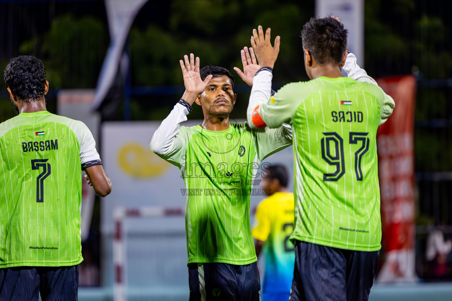 Fehendhoo vs Kihaadhoo in Day 5 of Better in Baa Futsal Fiesta 2025 Men's division held in B. Eydhafushi, Maldives on Sunday, 9th November 2025. Photos: Nausham Waheed / images.mv