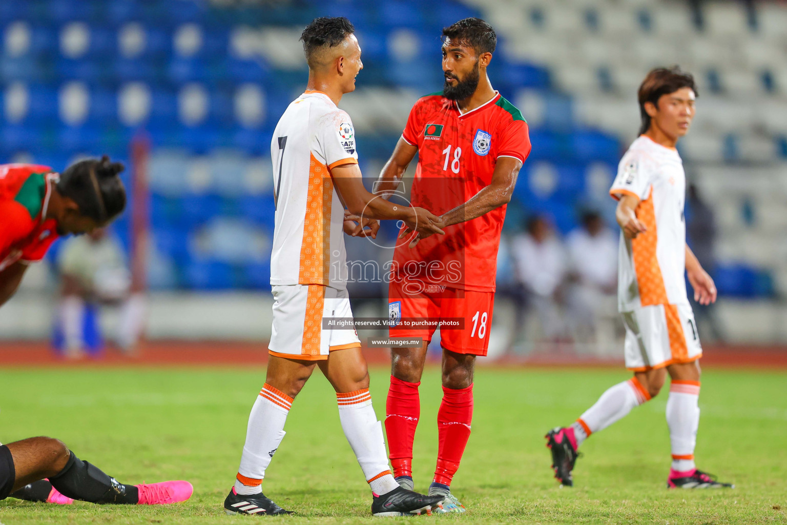 Bhutan vs Bangladesh in SAFF Championship 2023 held in Sree Kanteerava Stadium, Bengaluru, India, on Wednesday, 28th June 2023. Photos: Hassan Simah / images.mv