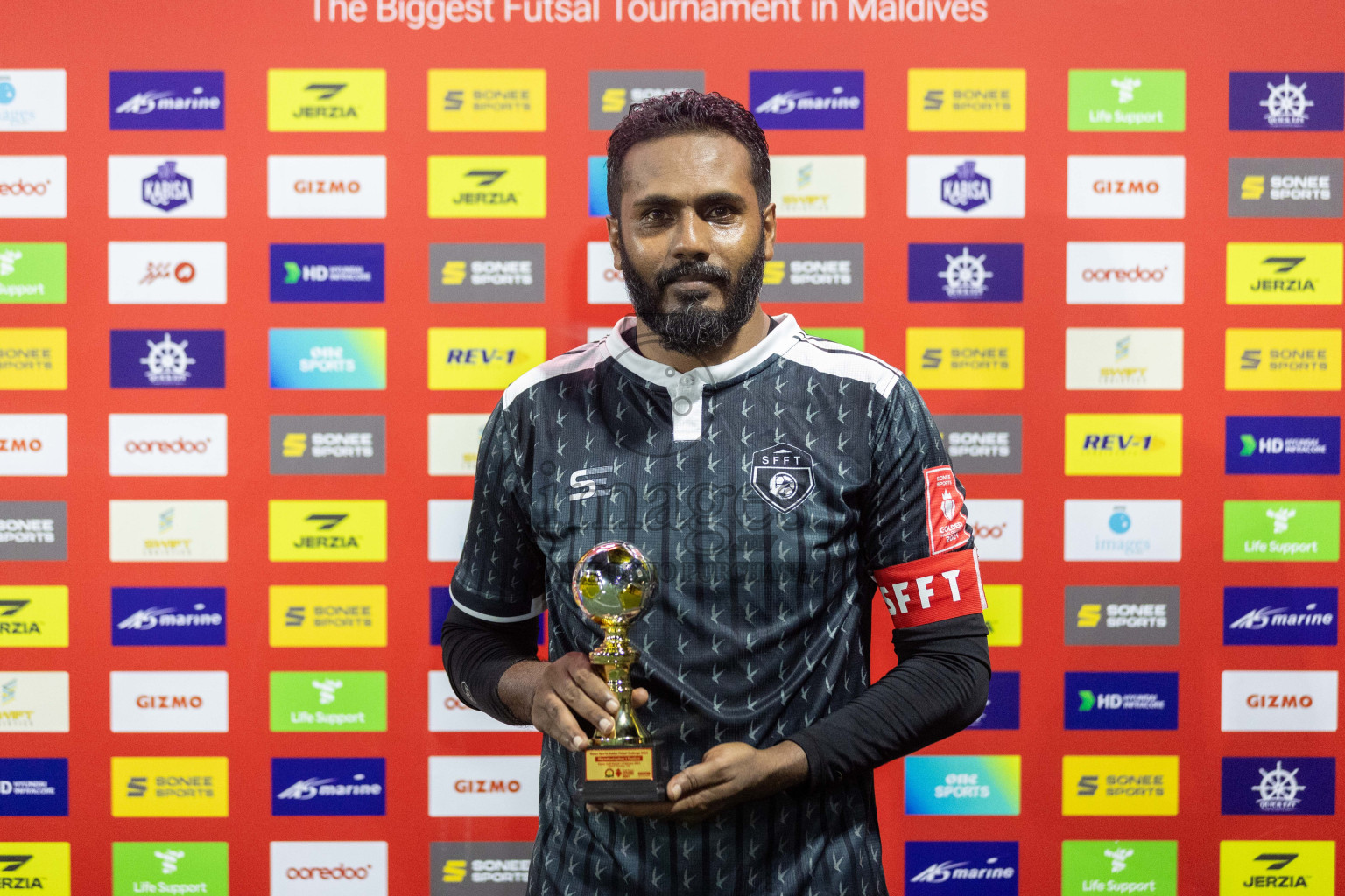 S Maradhoofeydhoo vs S Feydhoo in Day 18 of Golden Futsal Challenge 2024 was held on Thursday, 1st February 2024, in Hulhumale', Maldives Photos: Nausham Waheed, / images.mv