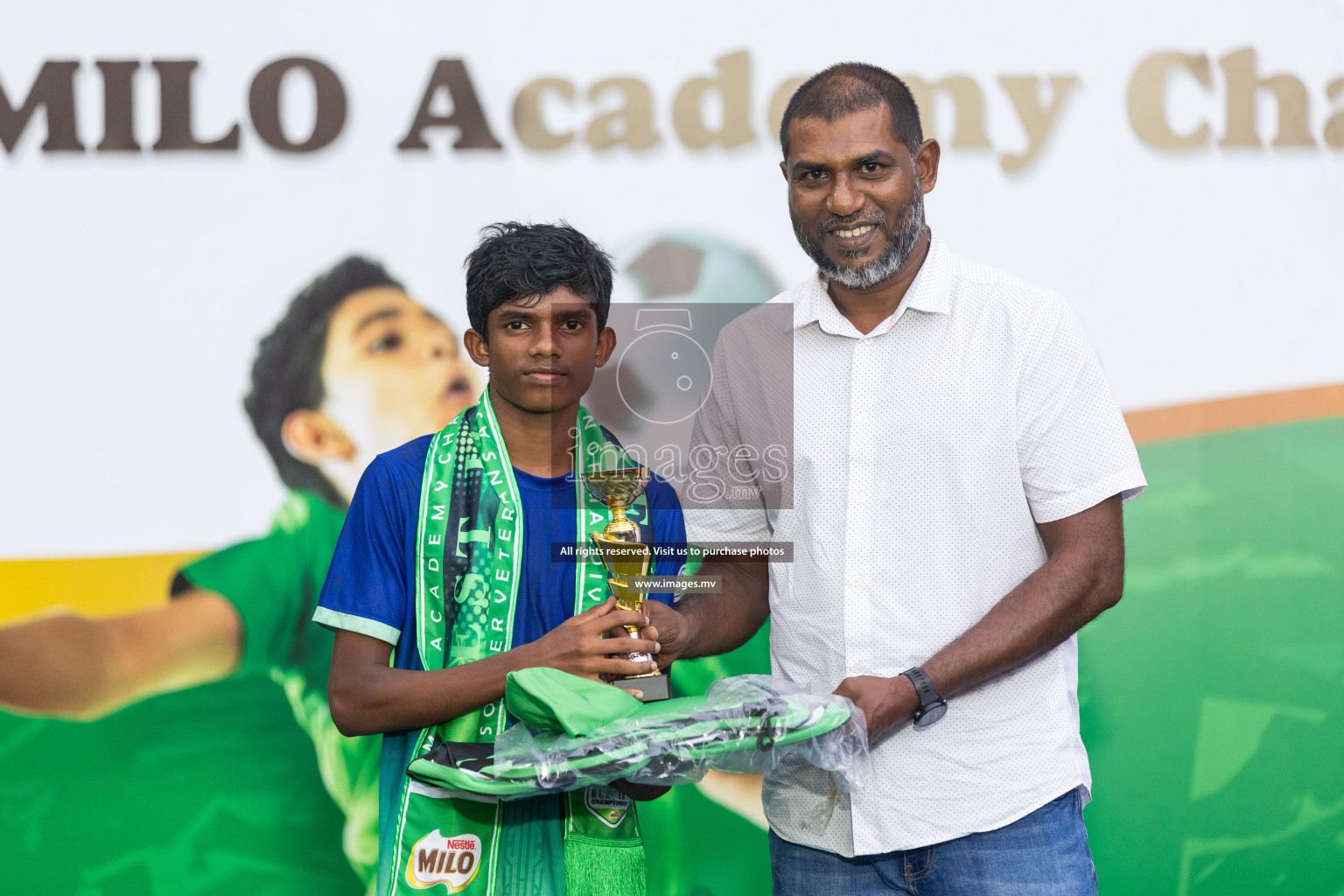 Day 2 of MILO Academy Championship 2023 (u14) was held in Henveyru Stadium Male', Maldives on 4th November 2023. Photos: Nausham Waheed / images.mv