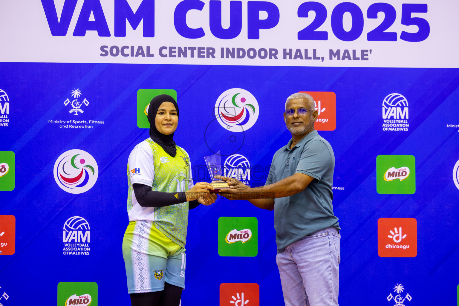 Police Club vs Club Wamco in the Final of Women's Division of VAM Cup 2025 held in Male', Maldives on Thursdsay, 17th April 2025 at Social Center Indoor Hall Photos By: Nausham Waheed / images.mv