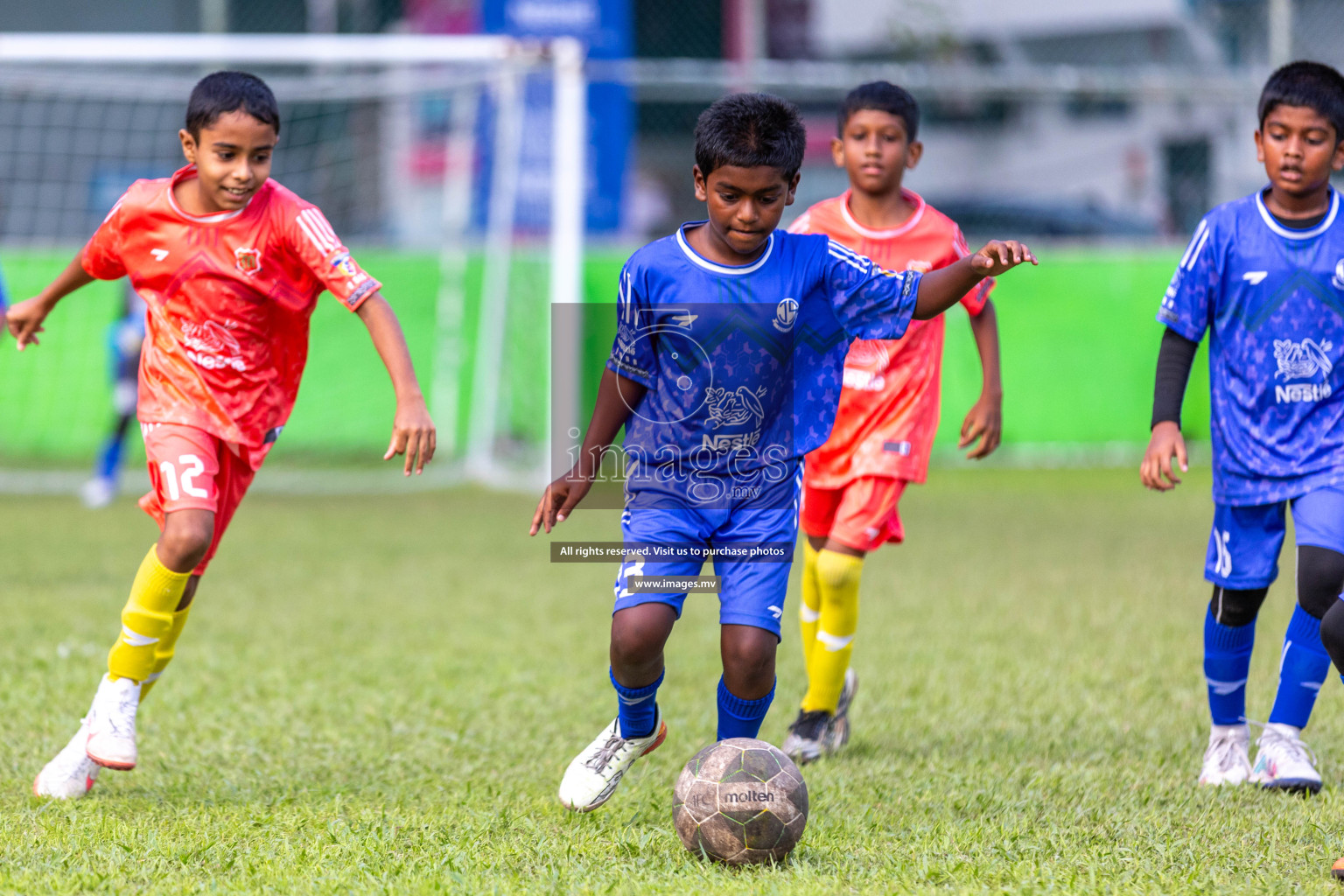 Day 2 of Nestle kids football fiesta, held in Henveyru Football Stadium, Male', Maldives on Thursday, 12th October 2023 Photos: Ismail Thoriq / Images.mv