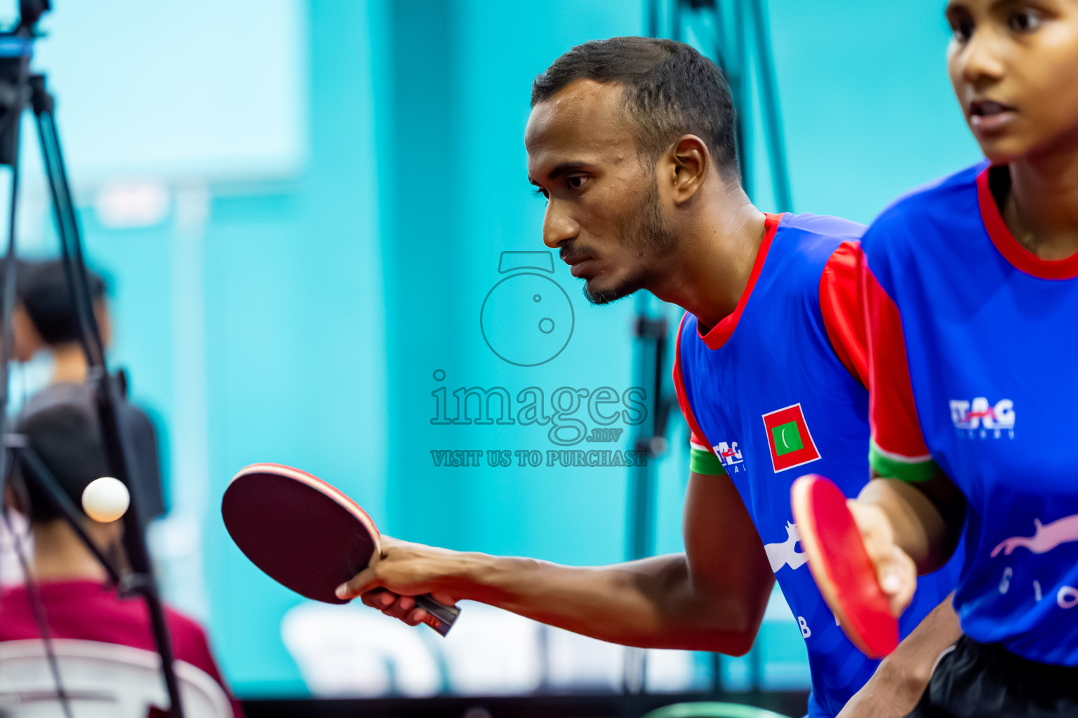 Day 4 of BML 63rd National Table Tennis Tournament 2025 was held on Thursday, 28th August 2025 in Male' TT Hall, Male', Maldives. Photos: Nausham Waheed / images.mv