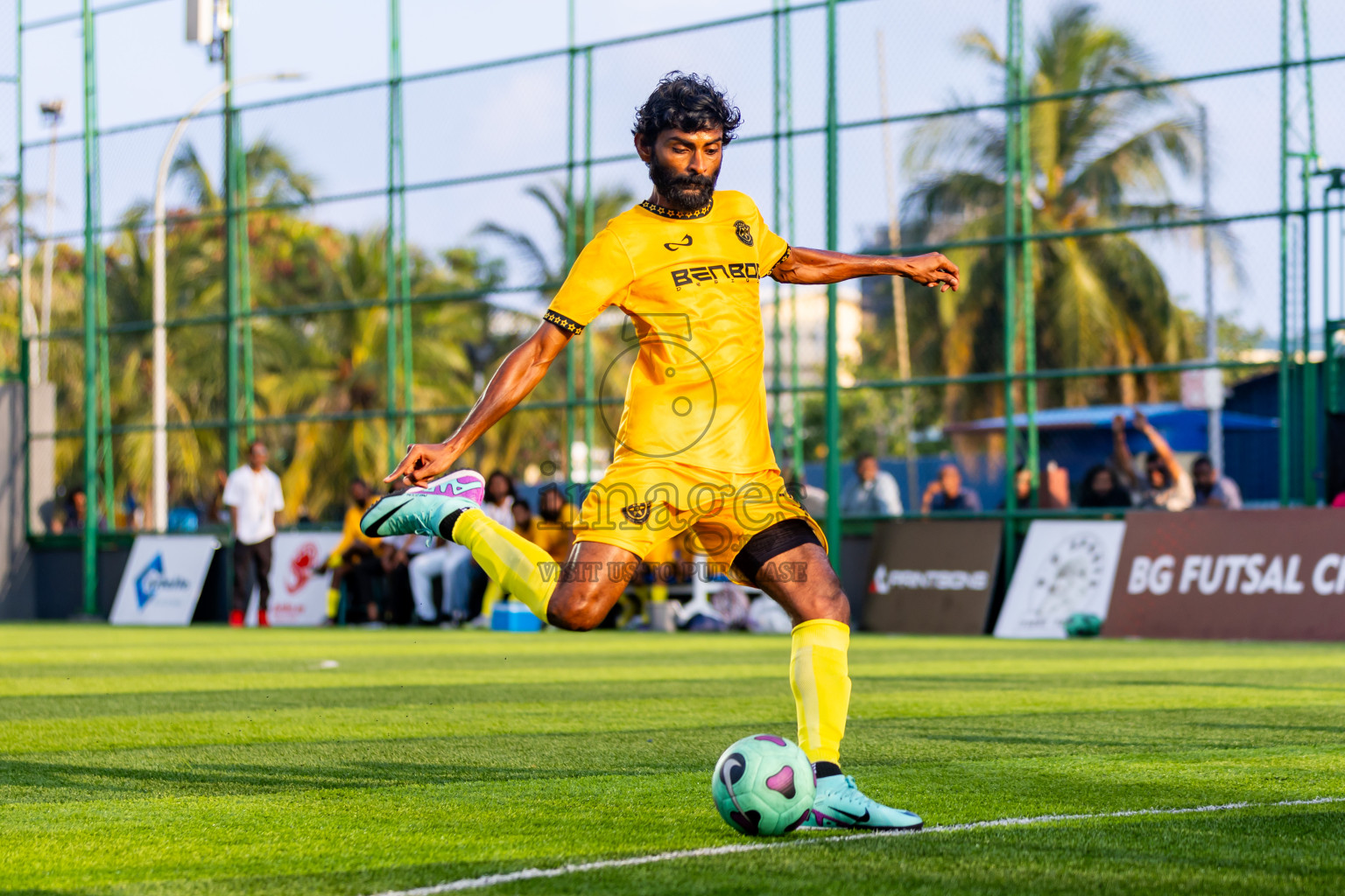 Bretheren SC vs Fasthari SC in Day 6 of BG Futsal Challenge 2024 was held on Sunday, 17th March 2024, in Male', Maldives Photos: Nausham Waheed / images.mv