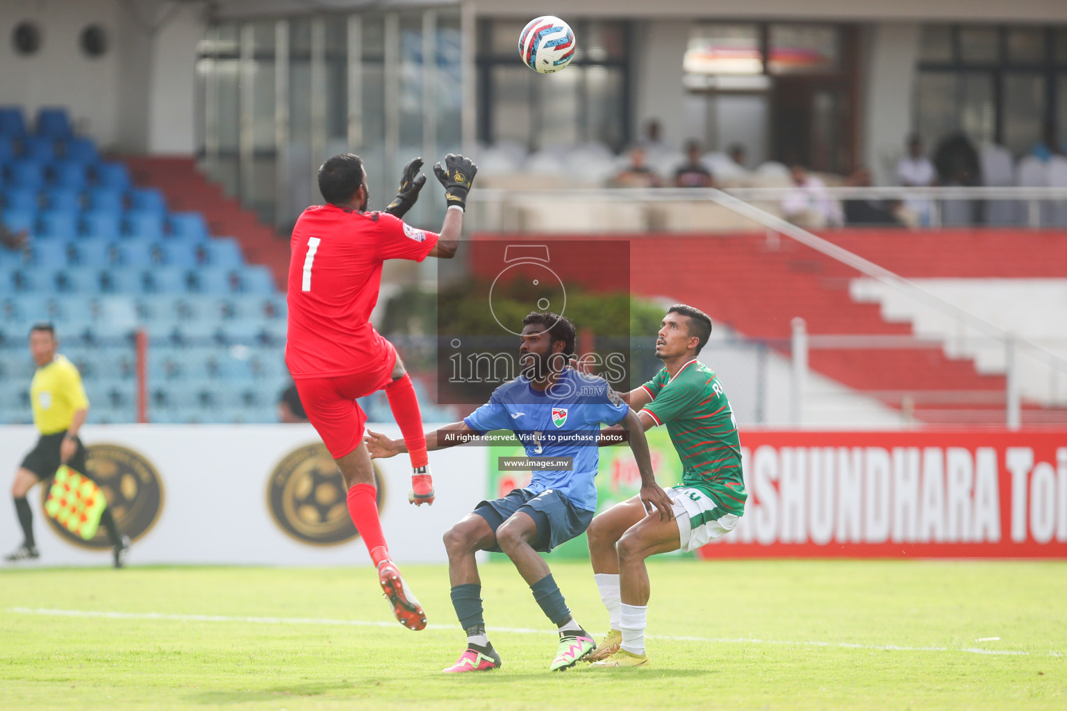 Bangladesh vs Maldives in SAFF Championship 2023 held in Sree Kanteerava Stadium, Bengaluru, India, on Saturday, 25th June 2023. Photos: Nausham Waheed, Hassan Simah / images.mv