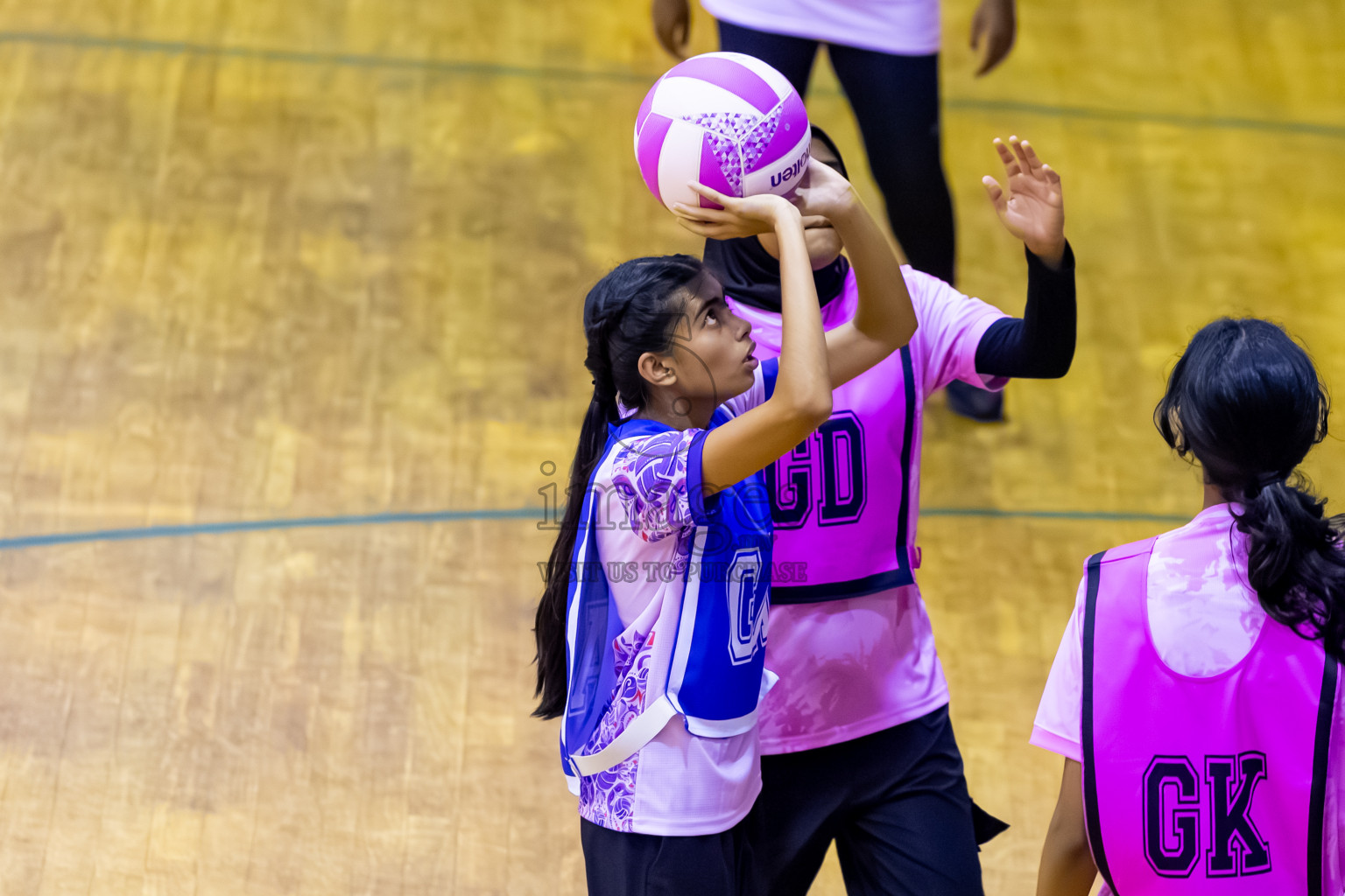 N Sports A vs Xenith SC in Day 1 of 24th Milo Netball Association Championship held in Social Center at Male', Maldives on Monday, 1st September 2025. Photos: Nausham Waheed / images.mv