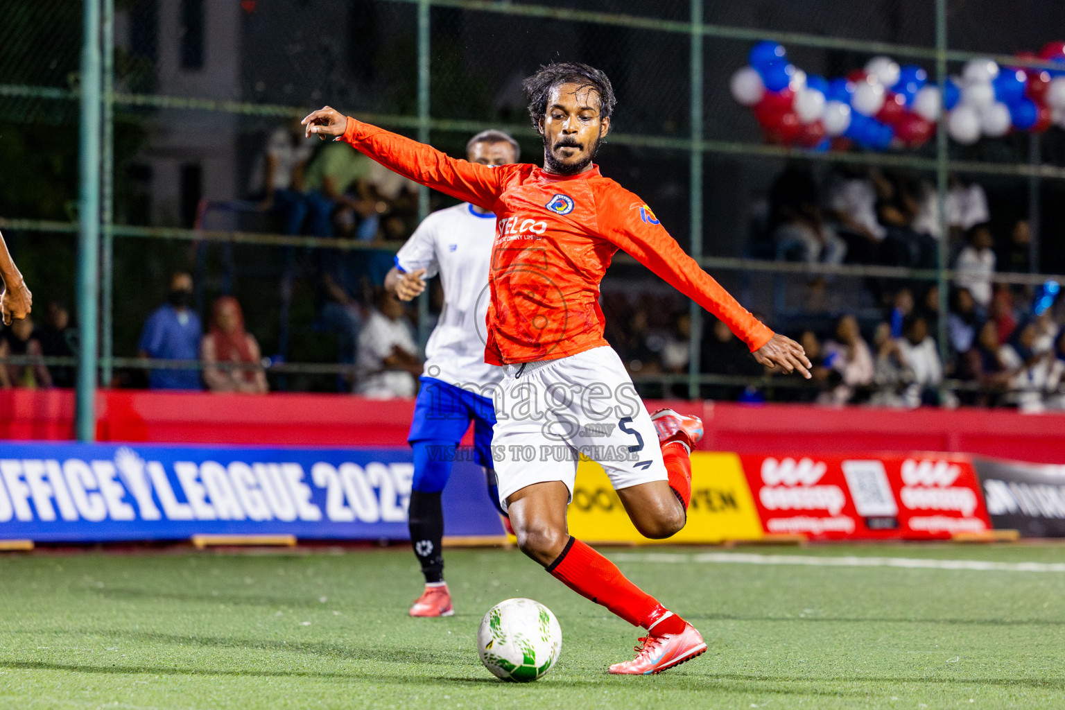 STELCO vs FENAKA in Day 15 of Office League 2025 was held on Friday, 2nd May 2025 in Hulhumale', Maldives. Photos: Nausham Waheed / images.mv