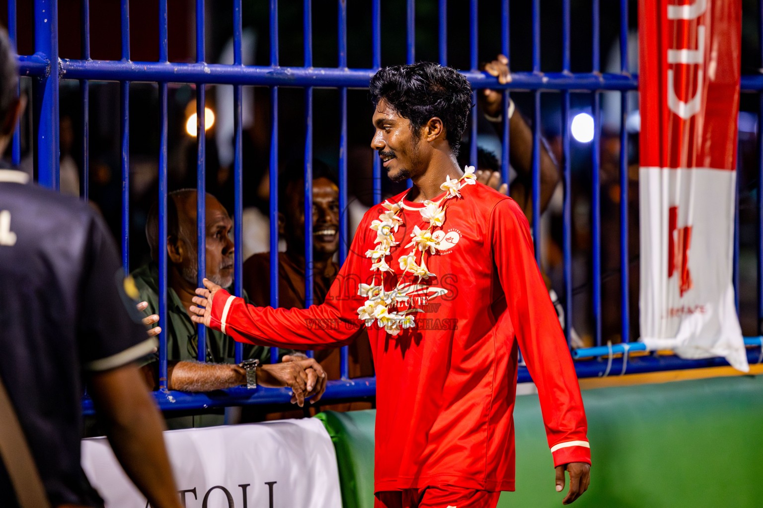 Kamadhoo vs Goidhoo in Day 3 of Better in Baa Futsal Fiesta 2025 Men's division held in B. Eydhafushi, Maldives on Friday, 7th November 2025. Photos: Nausham Waheed / images.mv