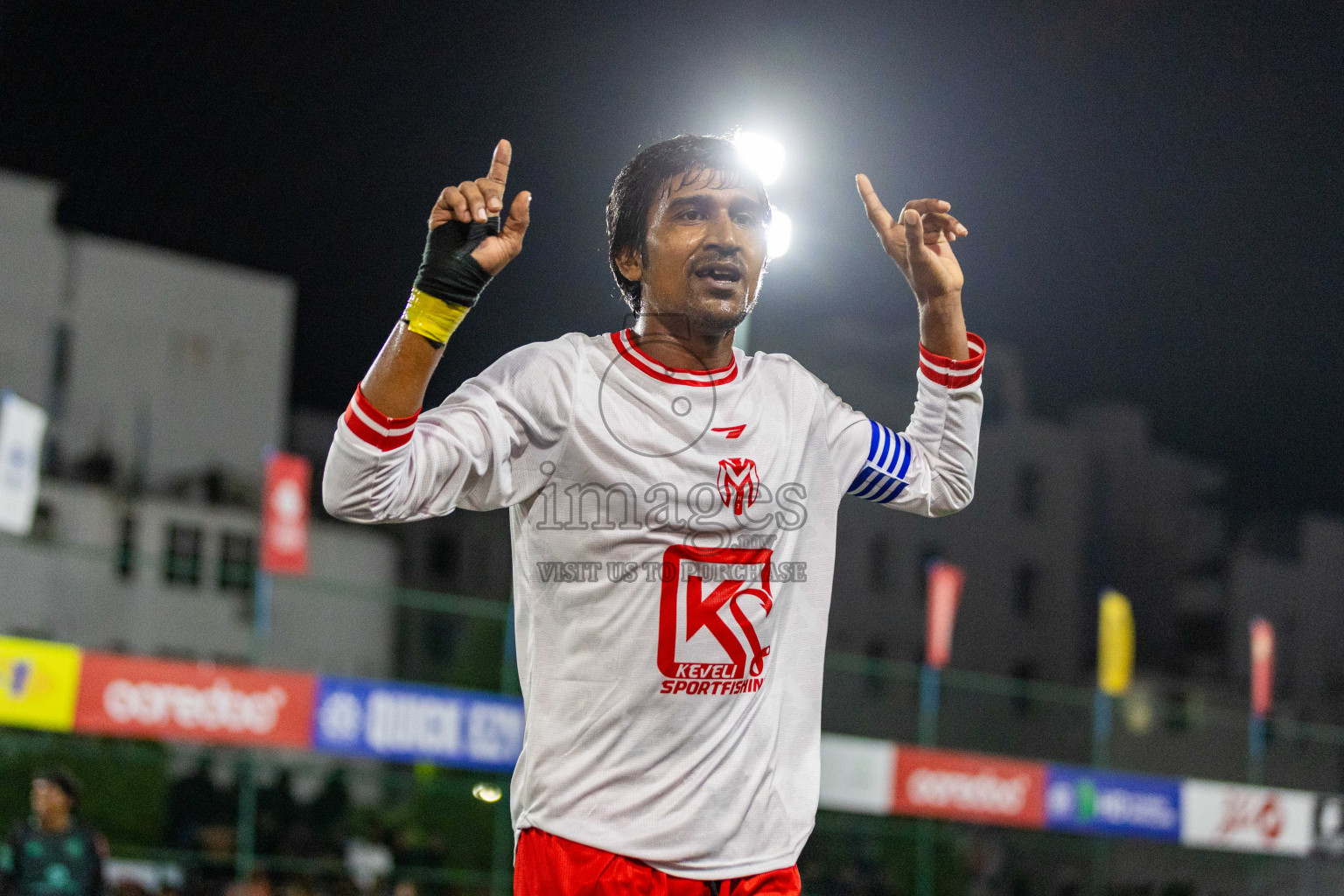 Dh Bandidhoo vs Dh Maaenboodhoo in Day 8 of Golden Futsal Challenge 2024 was held on Monday, 22nd January 2024, in Hulhumale', Maldives Photos: Nausham Waheed / images.mv