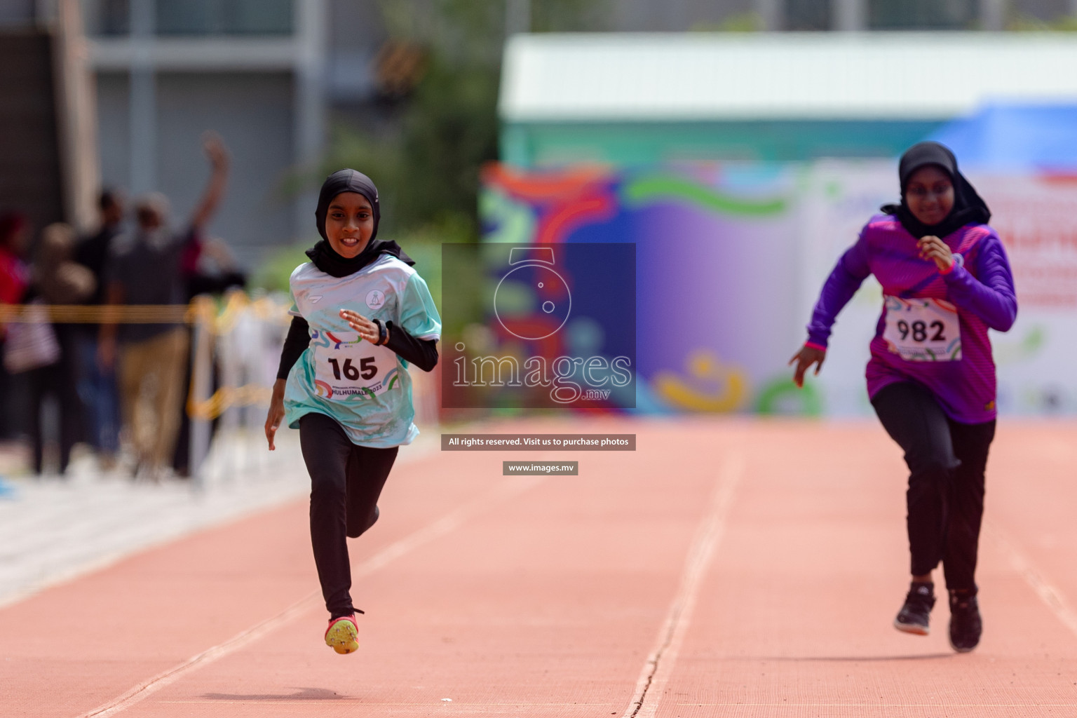 Day two of Inter School Athletics Championship 2023 was held at Hulhumale' Running Track at Hulhumale', Maldives on Sunday, 15th May 2023. Photos: Shuu/ Images.mv