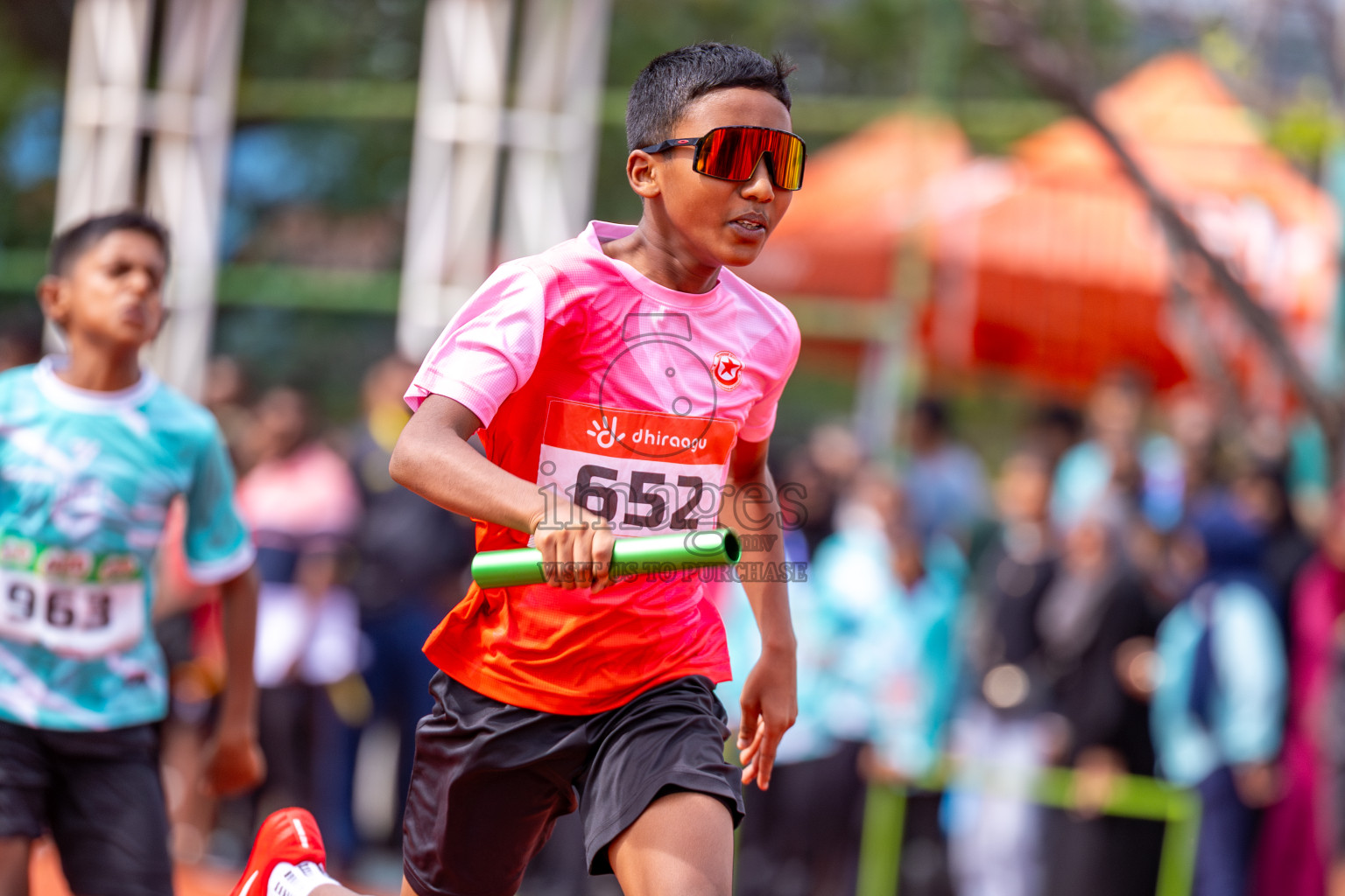 Day 6 of Inter-school Athletics Championship 2025 held in Ekuveni Synthetic Track, Male', Maldives on Sunday, 12th October 2025. Photos by: Ismail Thoriq / Images.mv