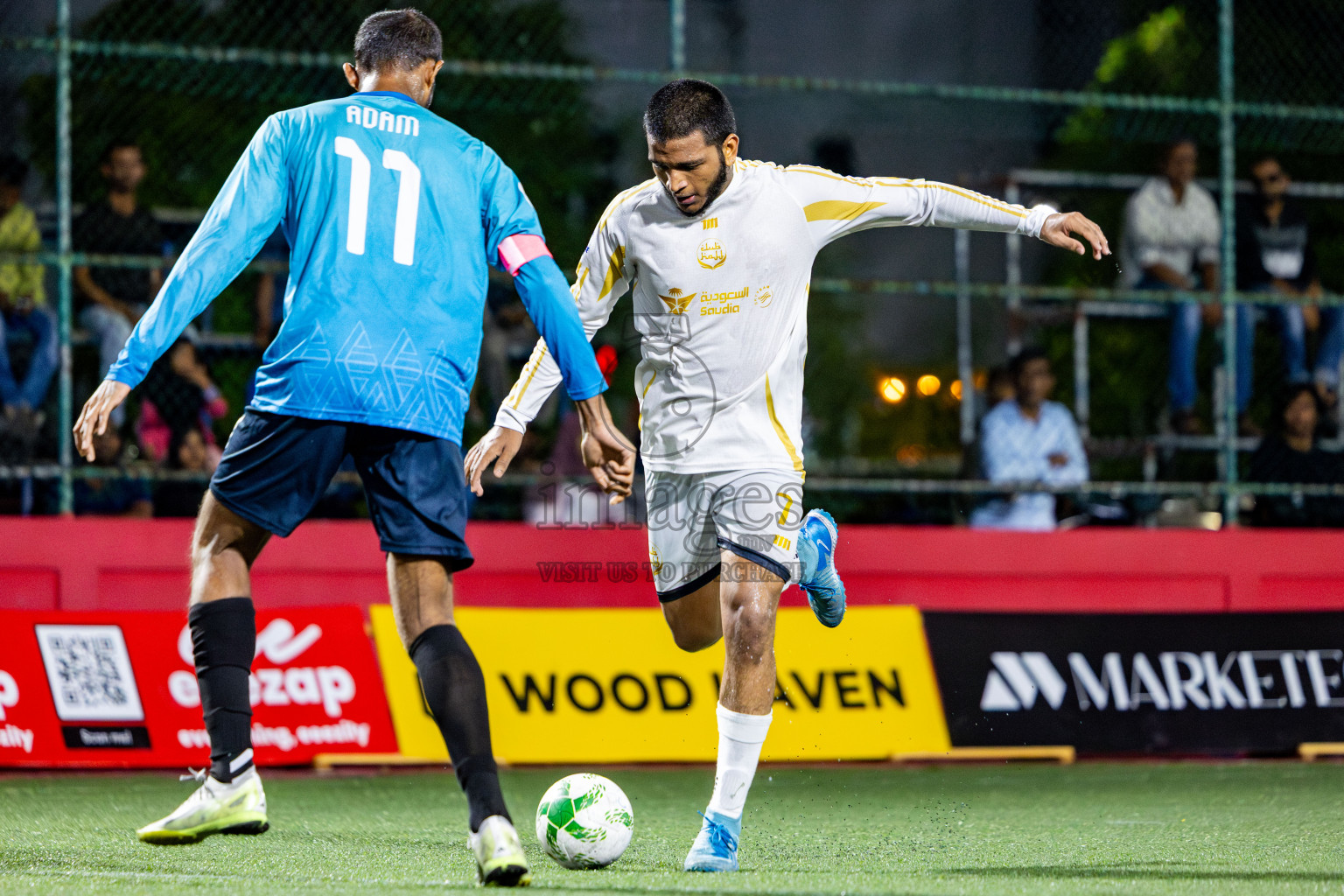 Hajj Club vs Club Apollo in Day 10 of Office League 2025 was held on Friday, 25th April 2025 in Hulhumale', Maldives. Photos: Nausham Waheed / images.mv