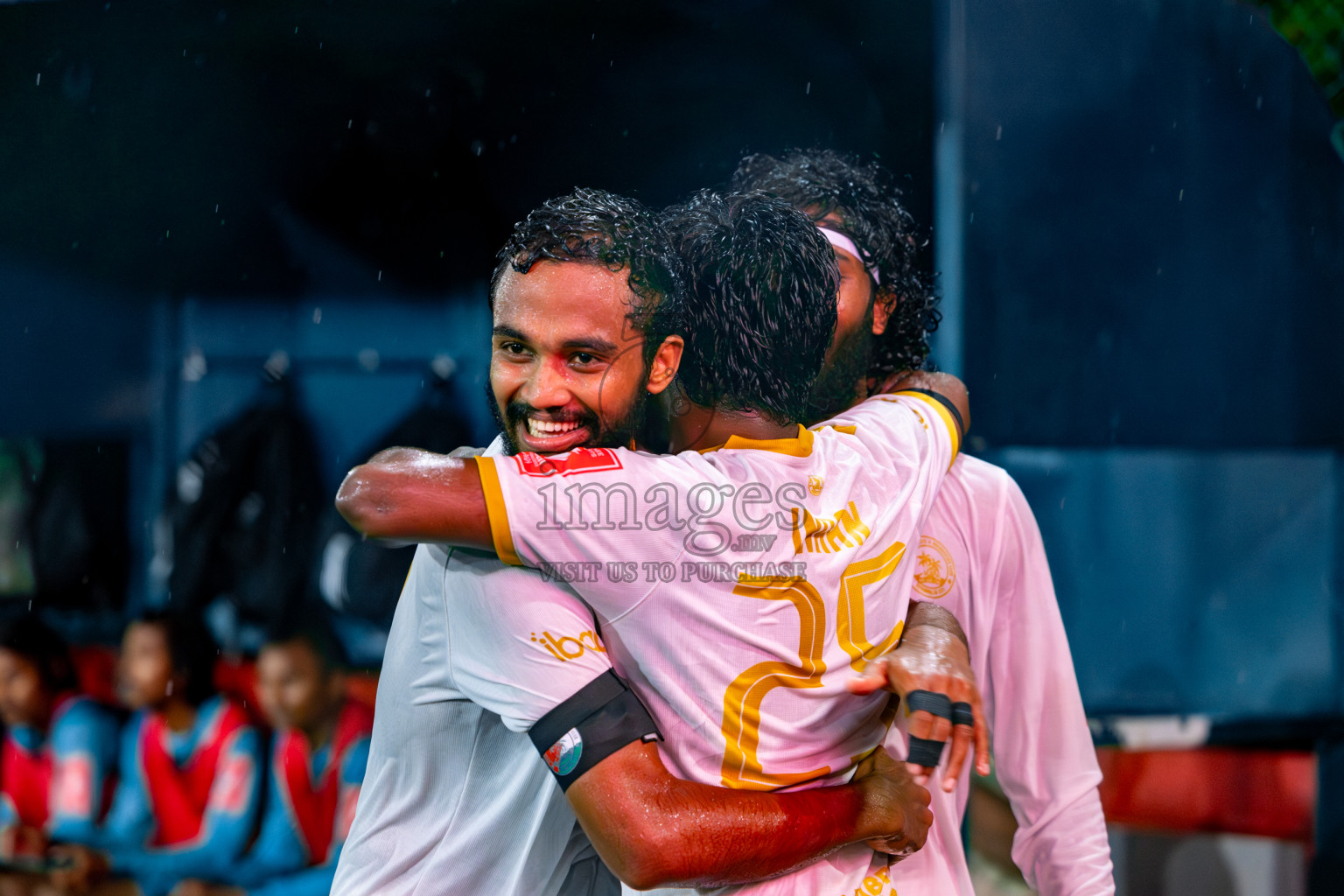 GDh. Vaadhoo VS Dhadimagu on Day 31 of Golden Futsal Challenge 2024, held on Friday, 16th February 2024 in Hulhumale', Maldives Photos: Hassan Simah / images.mv