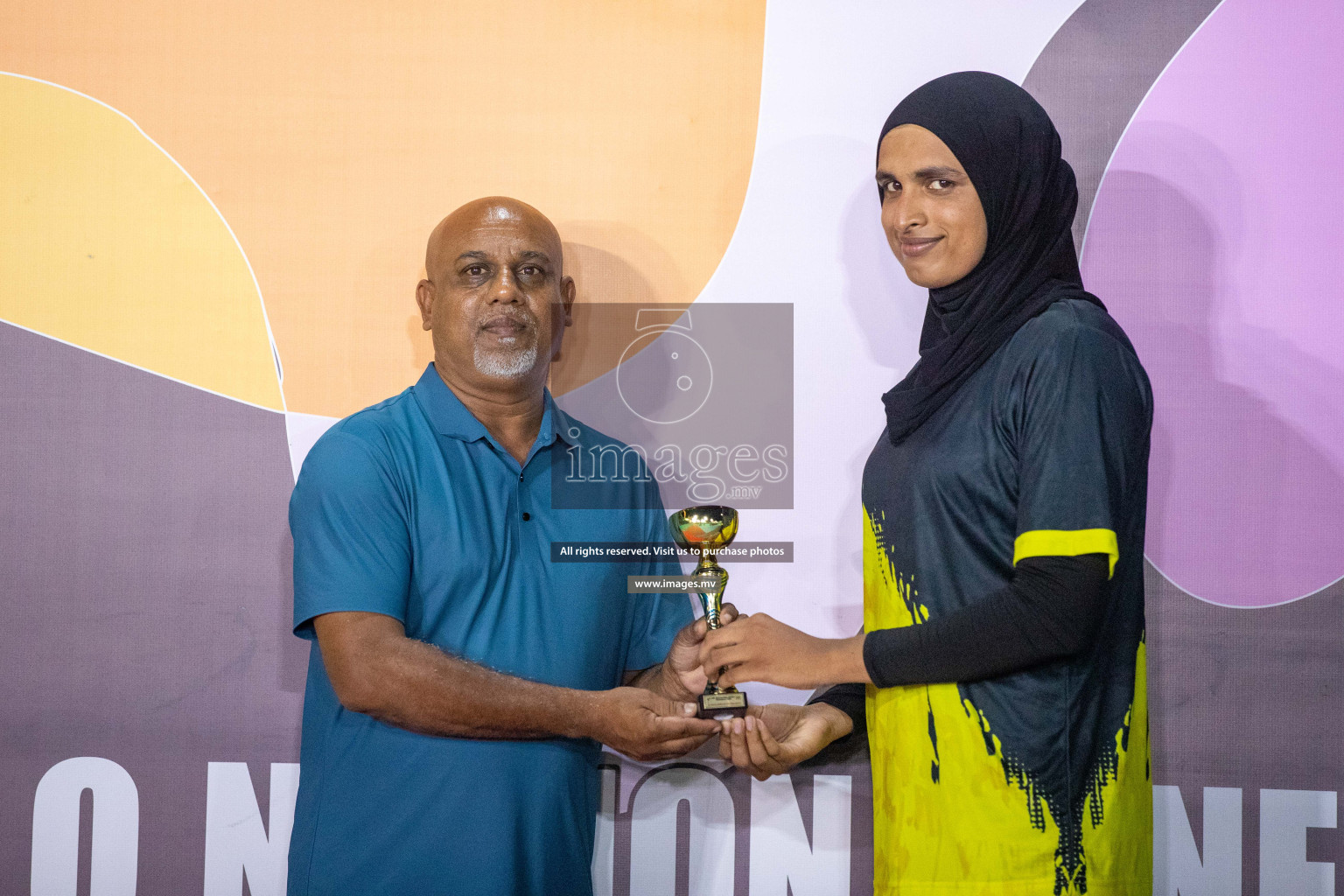 Final of 20th Milo National Netball Tournament 2023, held in Synthetic Netball Court, Male', Maldives on 11th June 2023 Photos: Nausham Waheed/ Images.mv