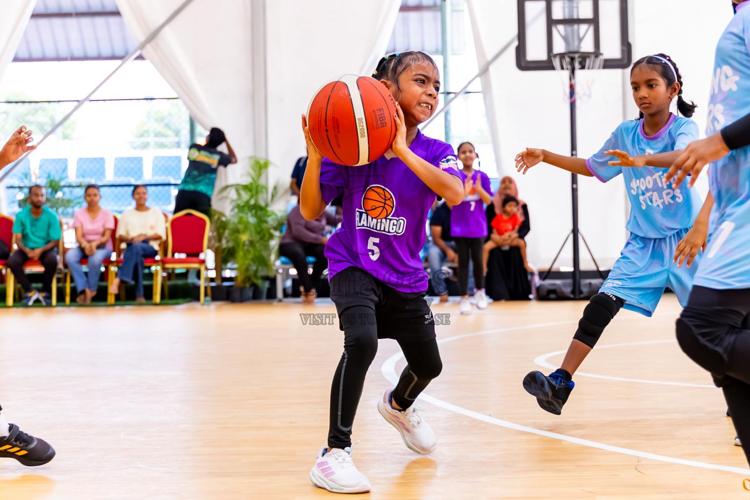 Day 3 of Milo 5 x 5 Junior Challenge 2025 - Basketball tournament held in Basketball Training Center, Male', Maldives on Saturday, 11th October 2025. Photos by: Nausham Waheed, Hassan Simah / Images.mv