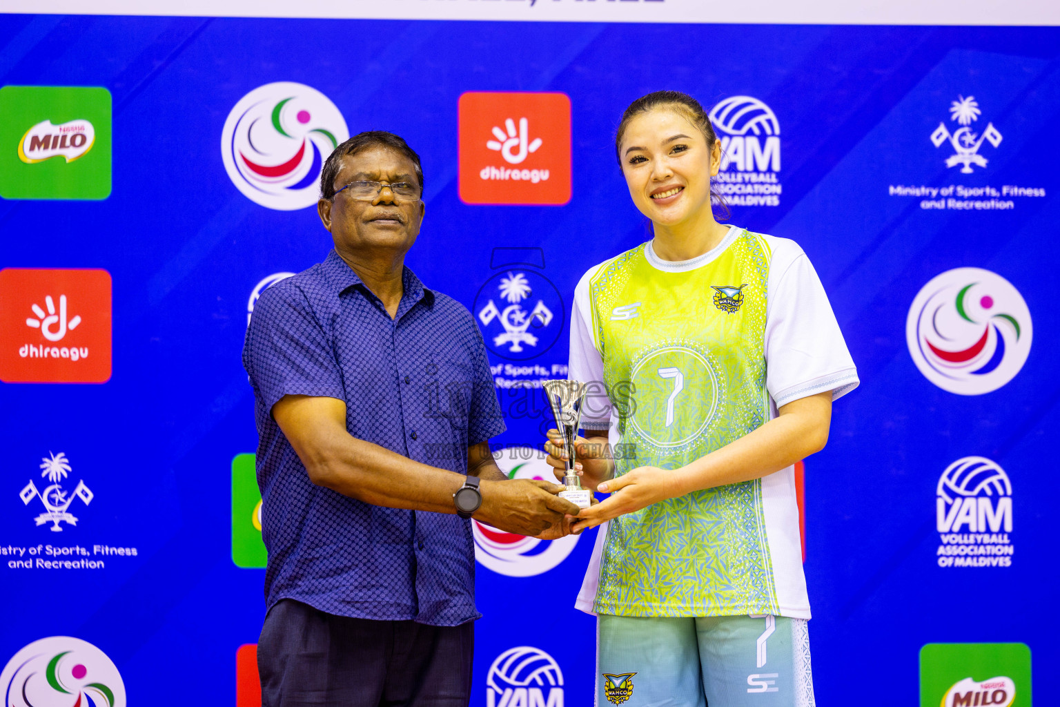 Police Club vs Club Wamco in the Final of Women's Division of VAM Cup 2025 held in Male', Maldives on Thursdsay, 17th April 2025 at Social Center Indoor Hall Photos By: Nausham Waheed / images.mv