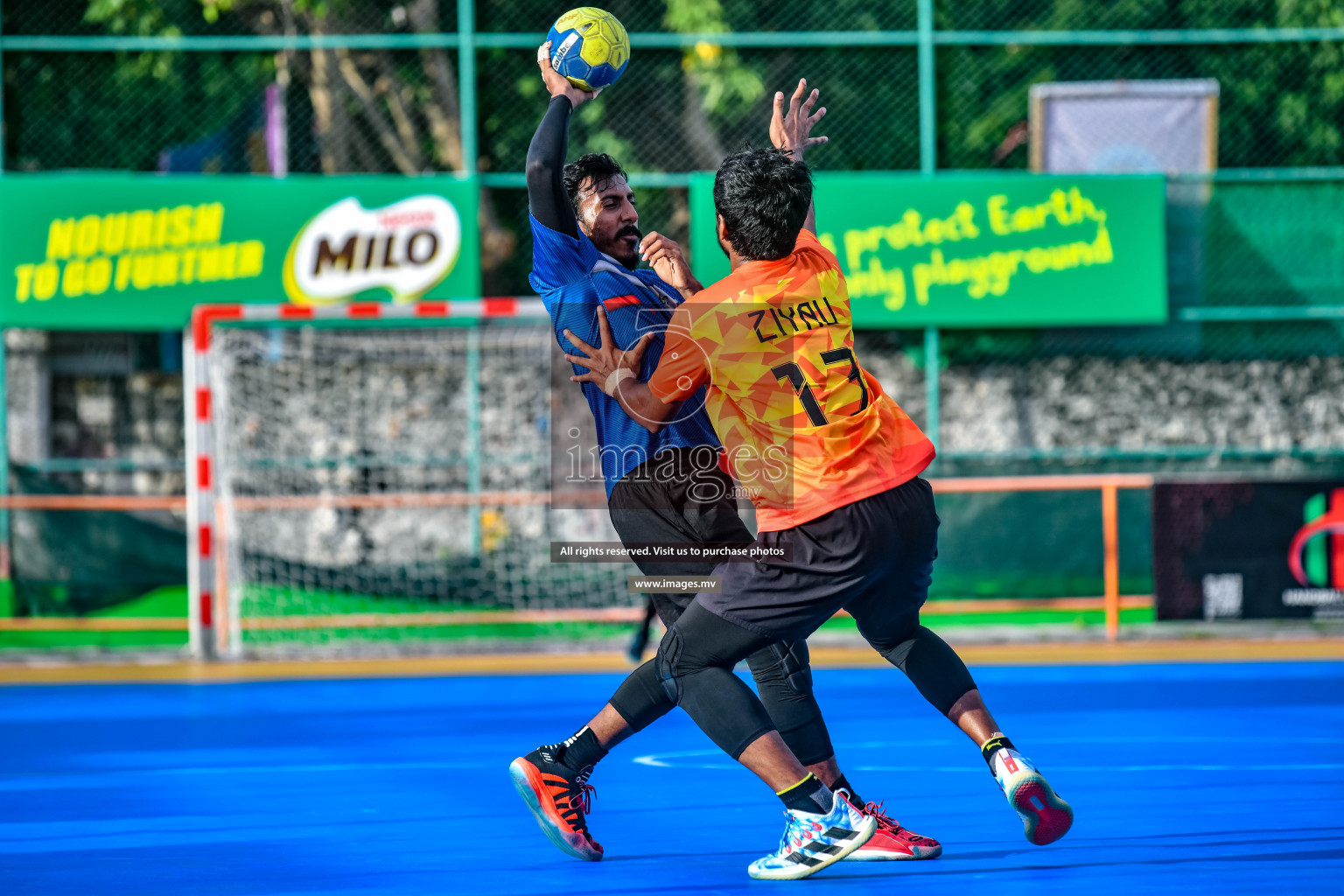Finals of Milo 9th National Handball Tournament 2022 held in National Handball Grounds, Male', Maldives on 15 November 2022 Photos: Nausham Waheed / images.mv